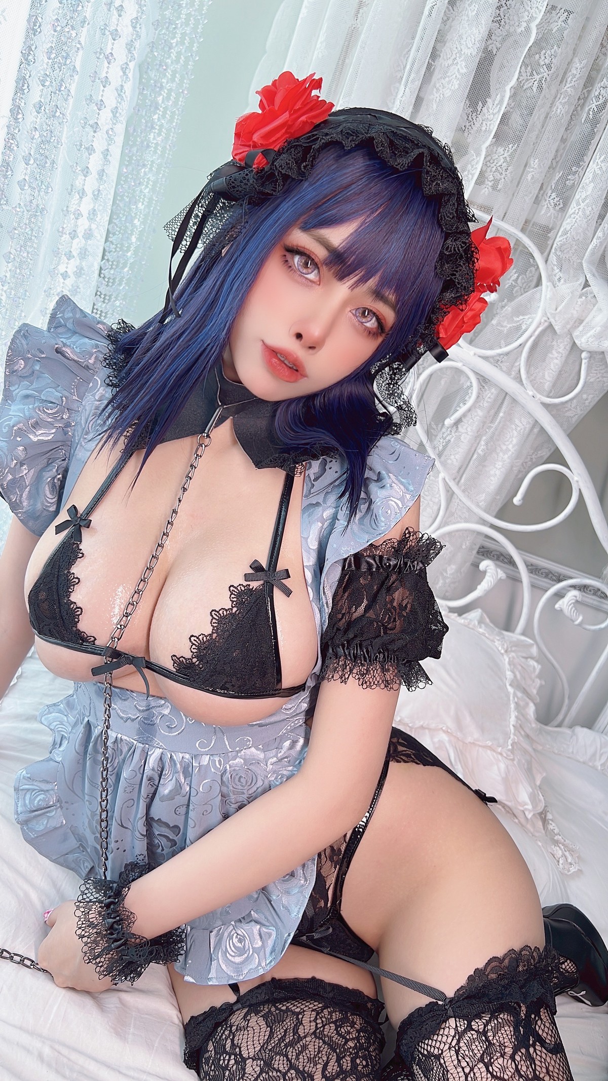 xgyw.top_日本性感萝莉Byoru-Shizuku Kuroe主题私房黑色蕾丝内衣配蕾丝吊袜惹火诱惑写真63P