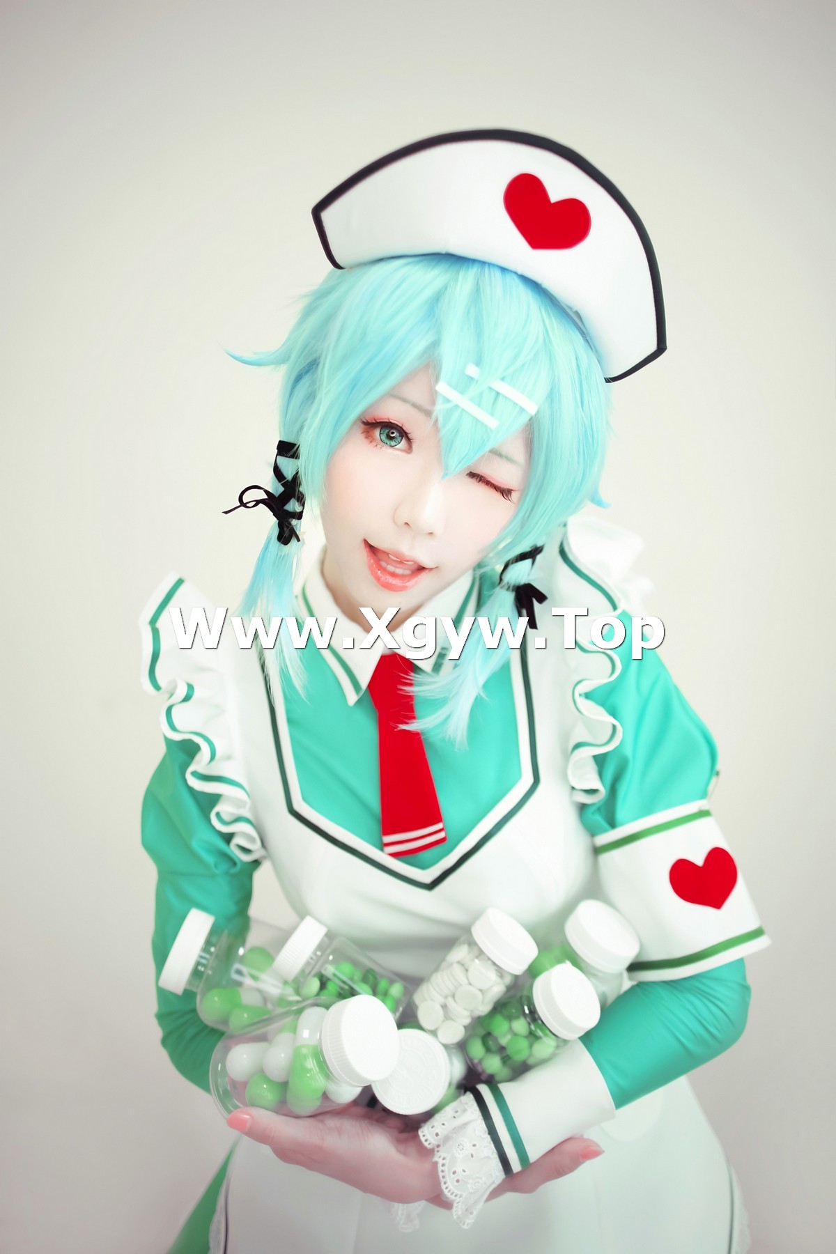 xgyw.top_Coser妹子Ely_eee诗乃护士主题私房性感绿色护士装秀完美身材迷人诱惑写真32P