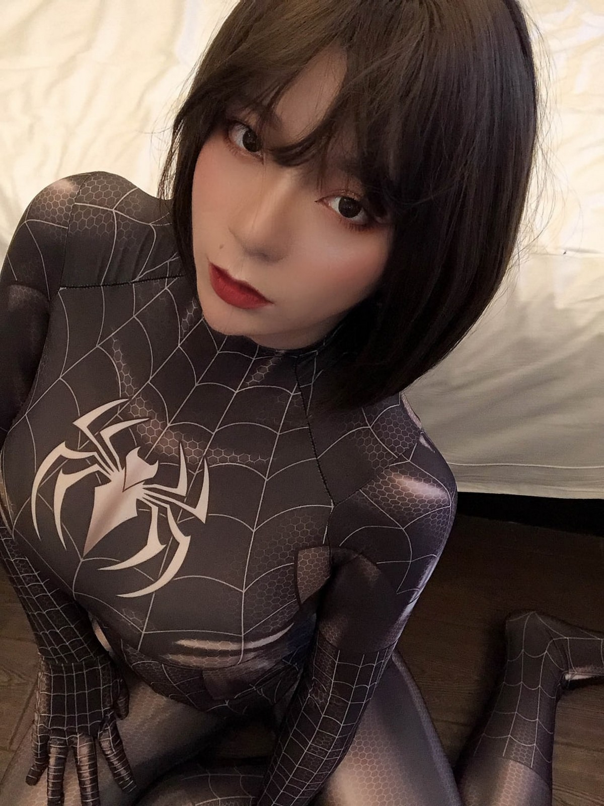 xgyw.top_网络美女奶兔biubiu蜘蛛侠妹妹主题性感黑色蜘蛛侠服饰紧身秀完美身材诱惑写真87P