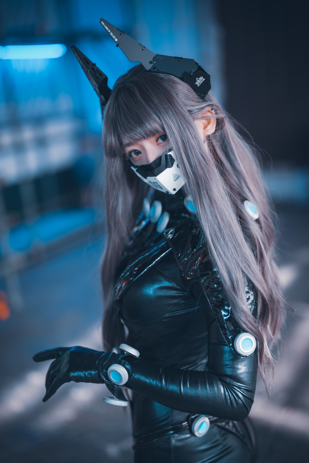 xgyw.top_[DJAWA]No.213_模特Maruemon_GantZ Version主题脱皮衣露黑色皮质情趣内衣诱惑写真151P