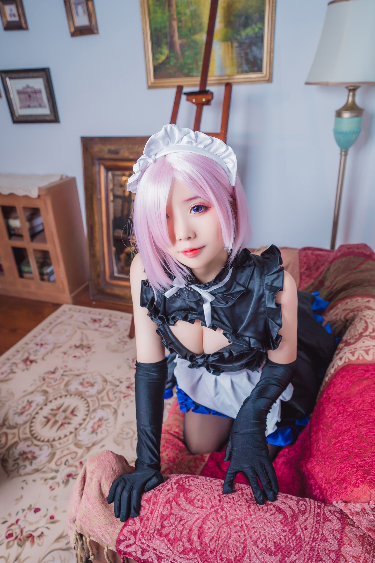 xgyw.top_网络美女墨玉-M玛修女仆主题私房性感黑色女仆装配黑丝袜秀翘臀美腿诱惑写真40P