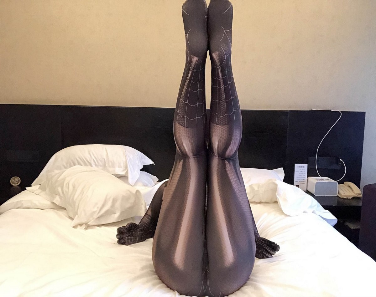 xgyw.top_网络美女奶兔biubiu蜘蛛侠妹妹主题性感黑色蜘蛛侠服饰紧身秀完美身材诱惑写真87P