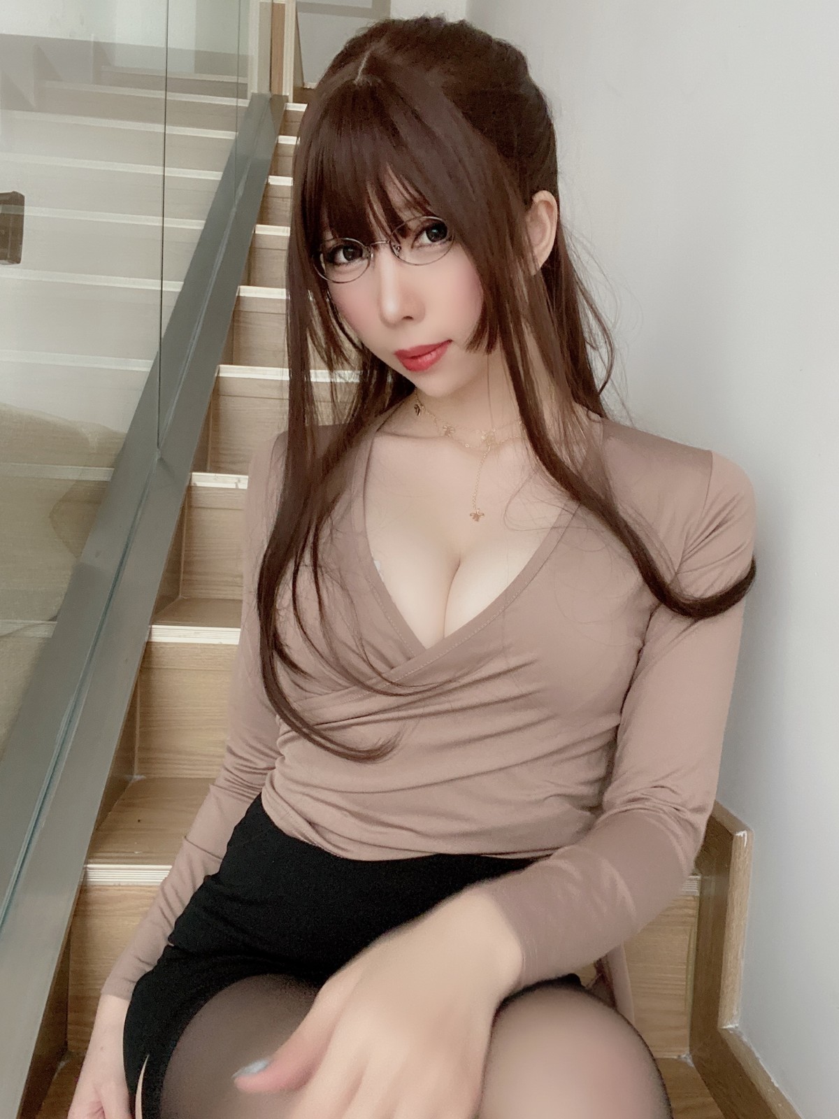 xgyw.top_Coser美女鹿野希豹纹胖次主题私房半脱露白色蕾丝内衣配豹纹内裤诱惑写真623P
