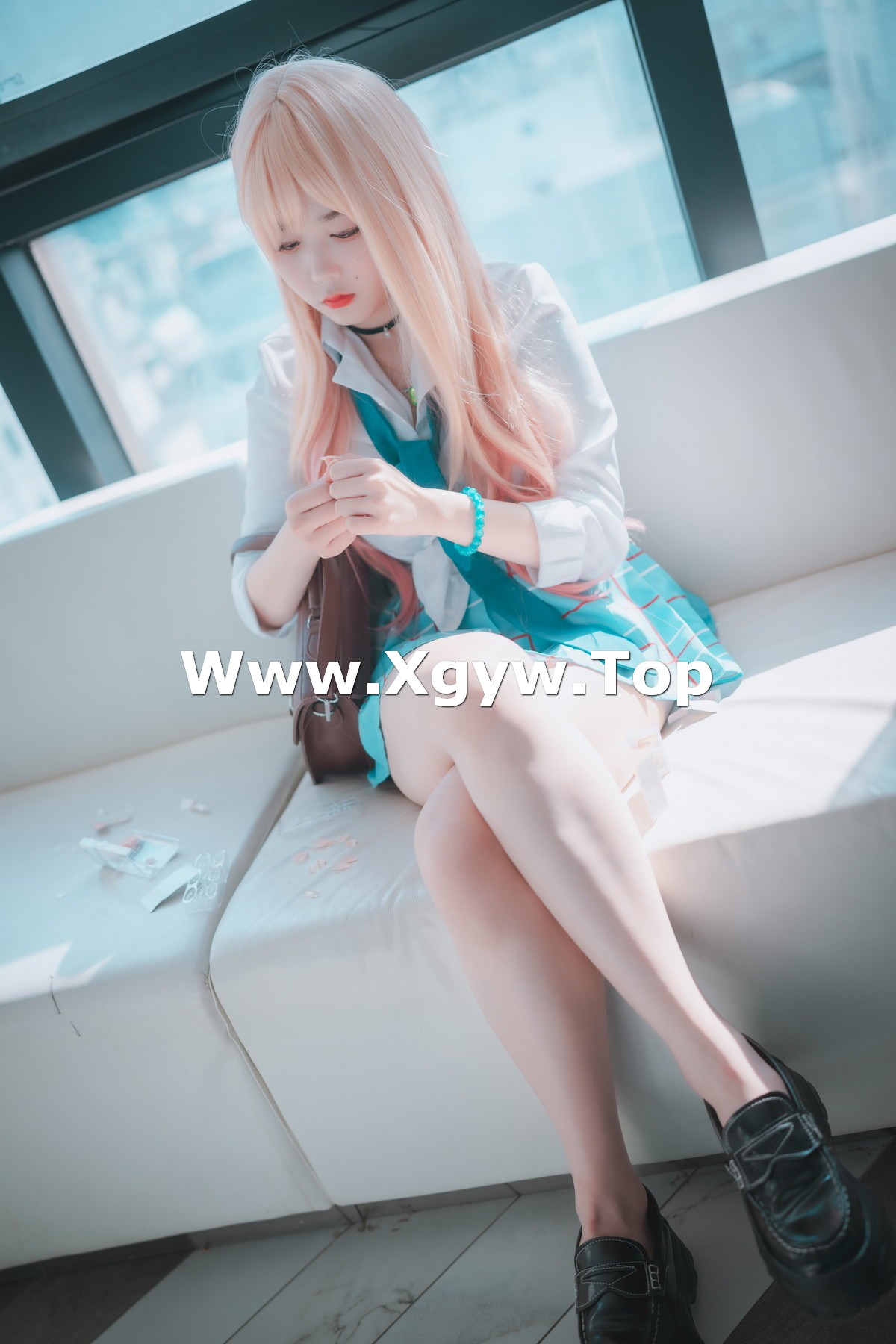 xgyw.top_[DJAWA]No.214_模特Zia_Marin’s Secret主题私房半脱学生装露性感内衣诱惑写真63P