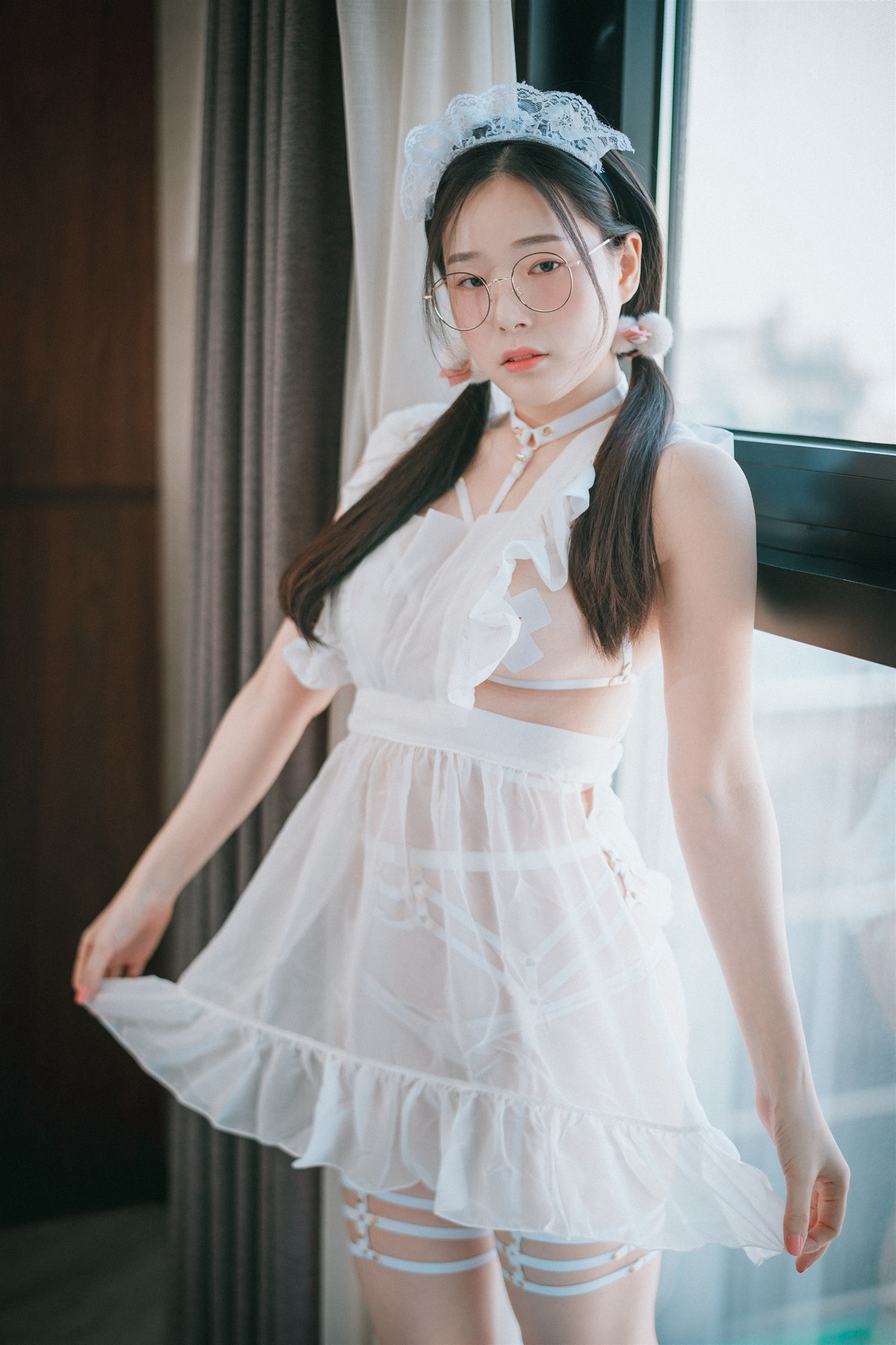 xgyw.top_[DJAWA]No.215_模特Pia_Sheer Chiffon Apron主题私房白色透明女仆装完美诱惑写真66P