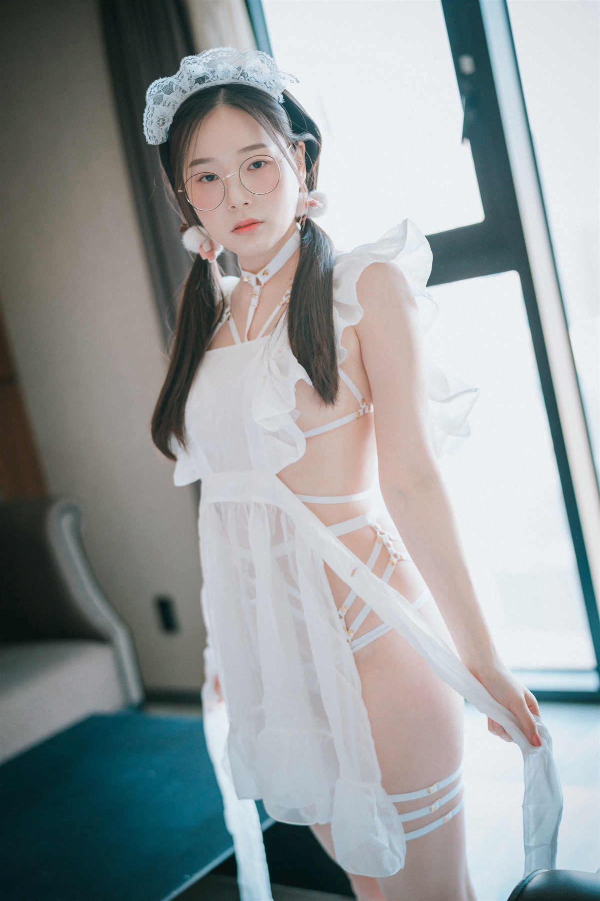 xgyw.top_[DJAWA]No.215_模特Pia_Sheer Chiffon Apron主题私房白色透明女仆装完美诱惑写真66P