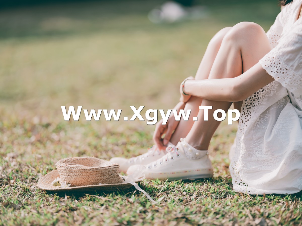 xgyw.top_萌系小姐姐木绵绵OwO夏日彩虹主题户外夏日性感白色连衣裙配运动鞋靓丽写真29P
