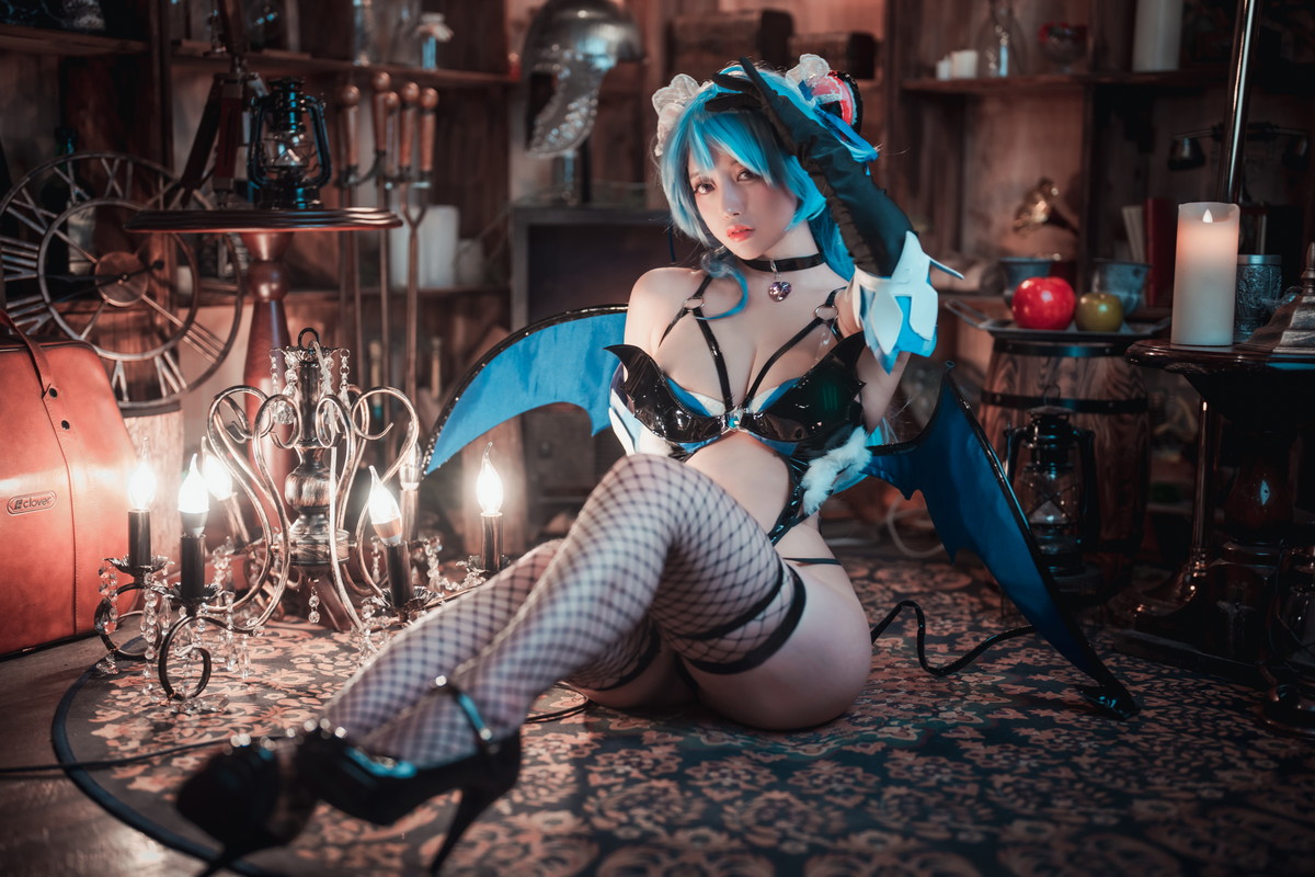 xgyw.top_[DJAWA]No.216_模特ZziZzi_Ganyu Succubus主题性感黑色情趣服饰配黑丝网袜诱惑写真104P