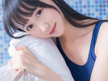 萌系大姐姐木绵绵OwO死库水主题私人洗手间脱白色衬衫露性感死库水骚扰写真30P