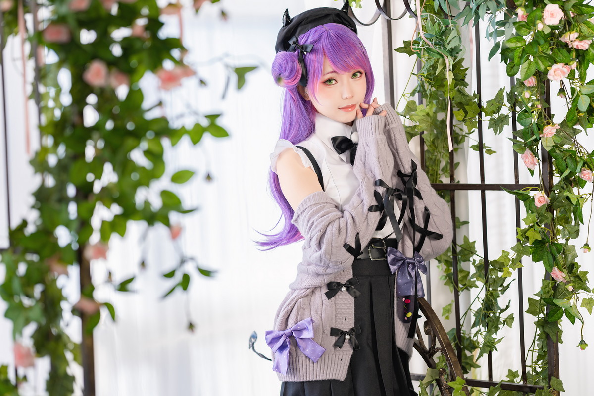 xgyw.top_Coser妹子Ely_eee-Towa Tokoyami主题两套性感服饰配黑丝网袜秀美腿诱惑写真39P
