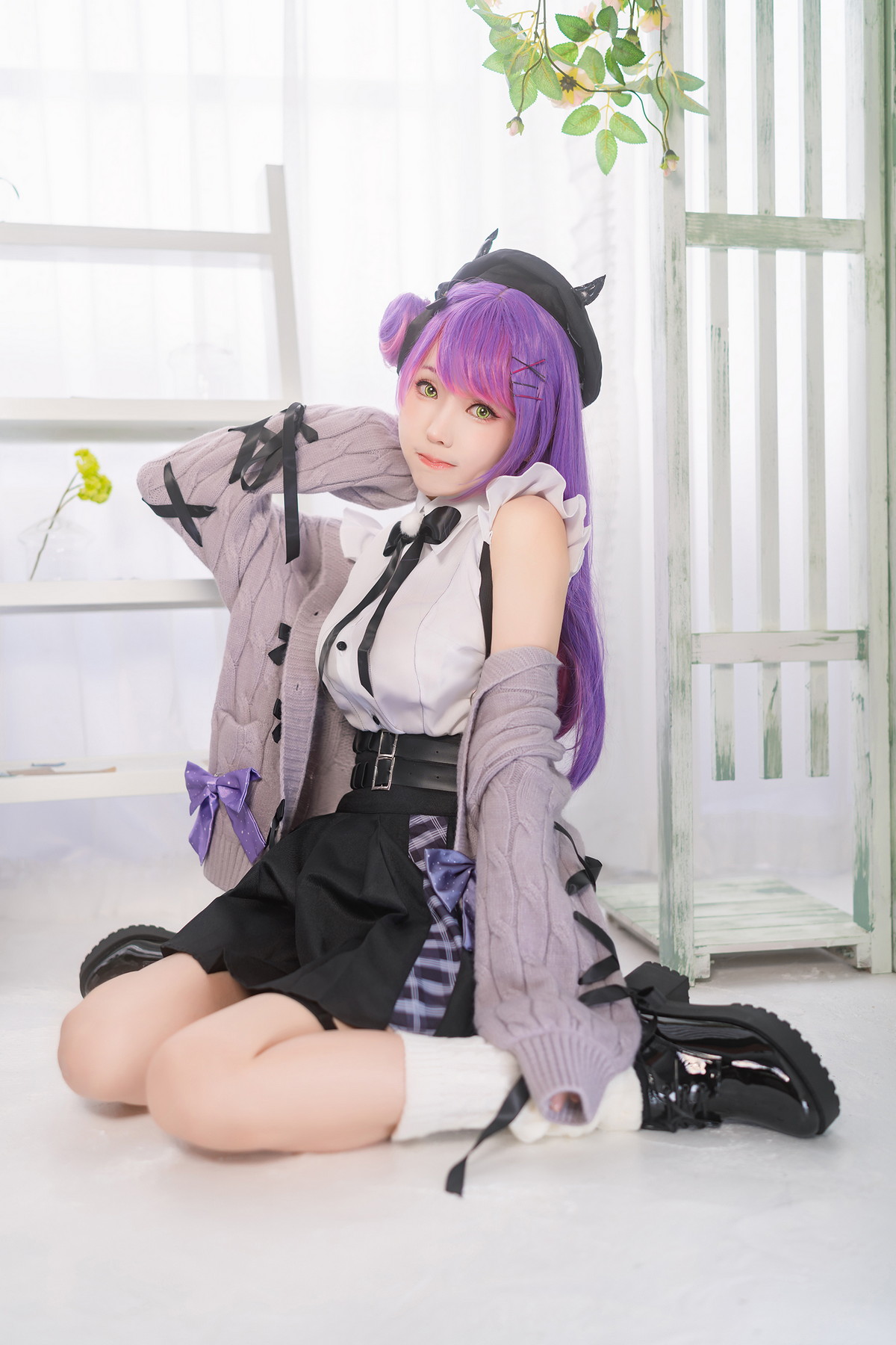 xgyw.top_Coser妹子Ely_eee-Towa Tokoyami主题两套性感服饰配黑丝网袜秀美腿诱惑写真39P