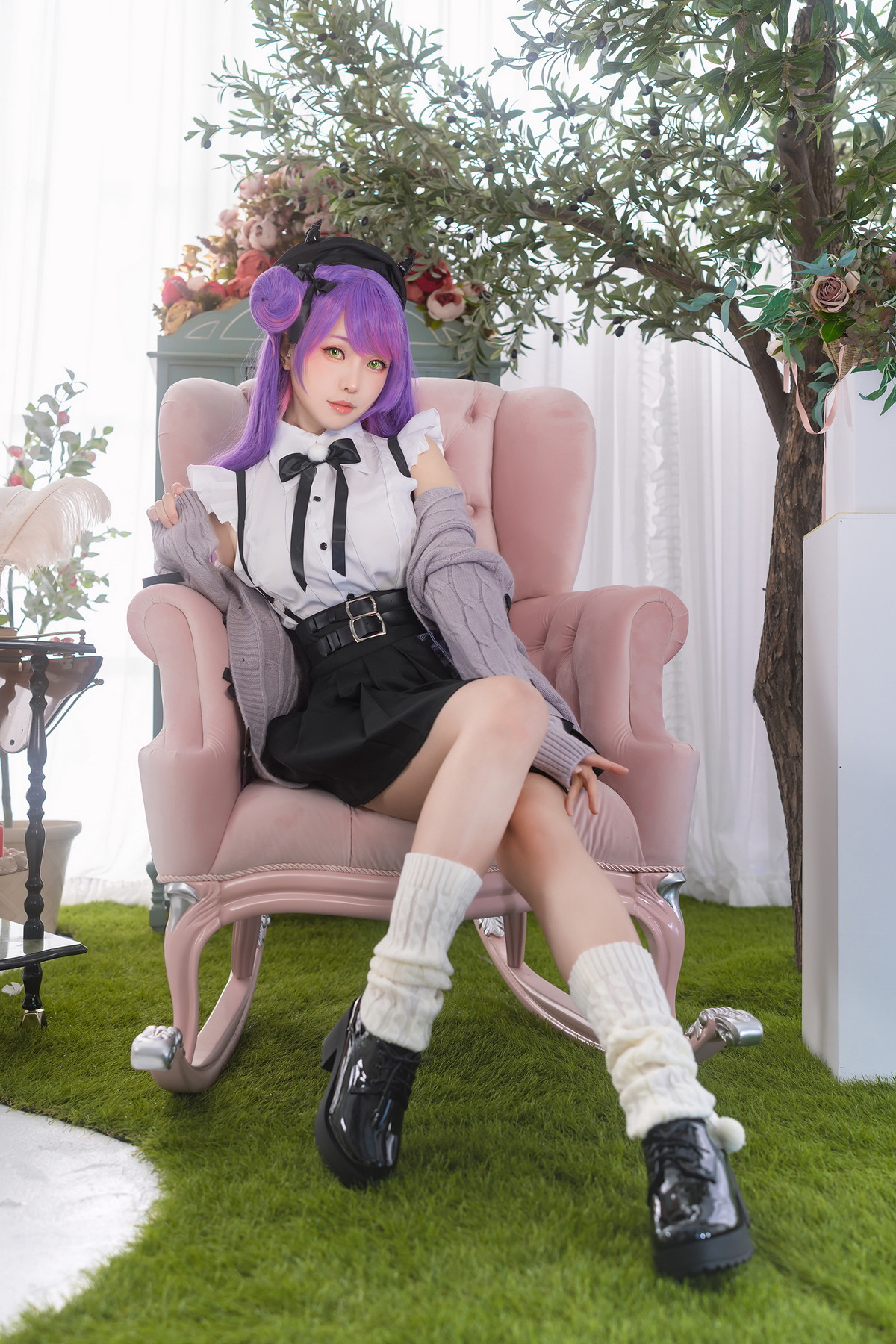 xgyw.top_Coser妹子Ely_eee-Towa Tokoyami主题两套性感服饰配黑丝网袜秀美腿诱惑写真39P