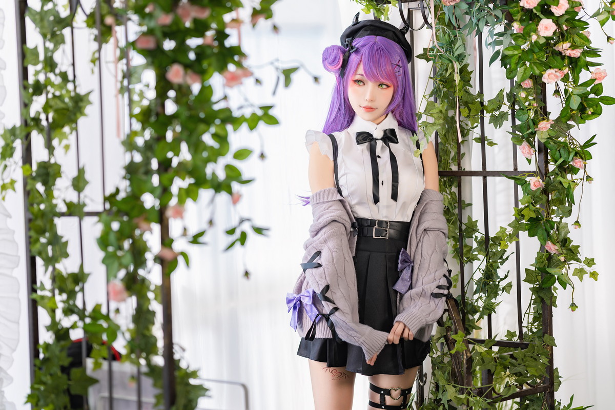 xgyw.top_Coser妹子Ely_eee-Towa Tokoyami主题两套性感服饰配黑丝网袜秀美腿诱惑写真39P