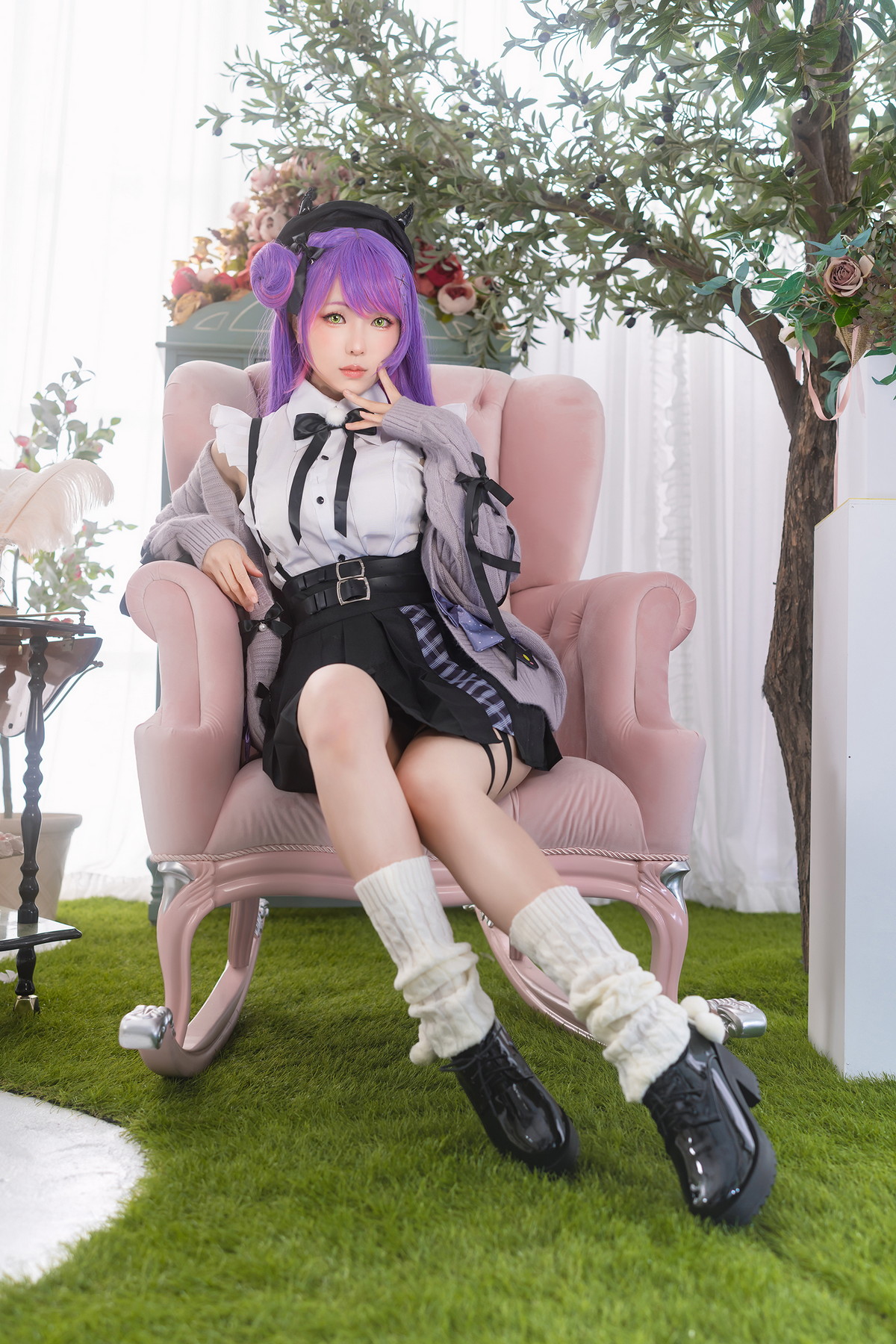xgyw.top_Coser妹子Ely_eee-Towa Tokoyami主题两套性感服饰配黑丝网袜秀美腿诱惑写真39P