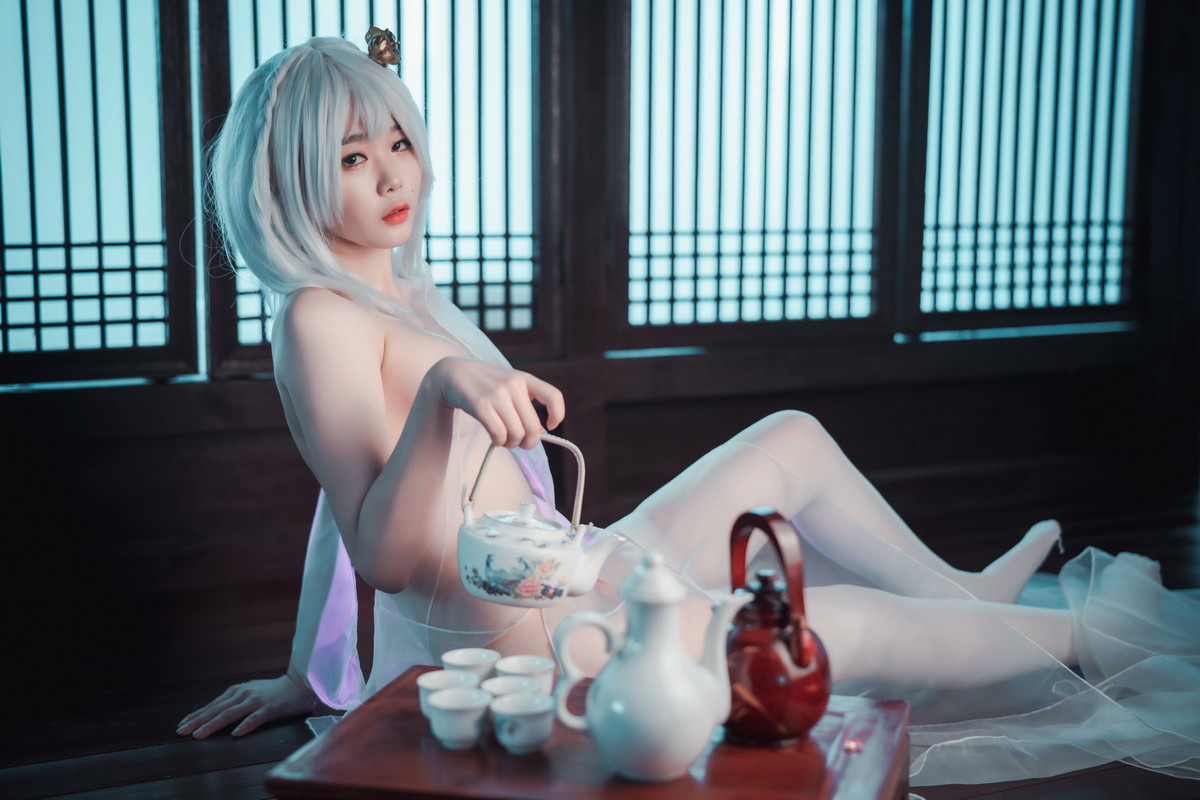 xgyw.top_[DJAWA]No.221_模特Zia_Azur Lane Azure Horizons主题白色情趣薄纱秀火辣身材诱惑写真21P
