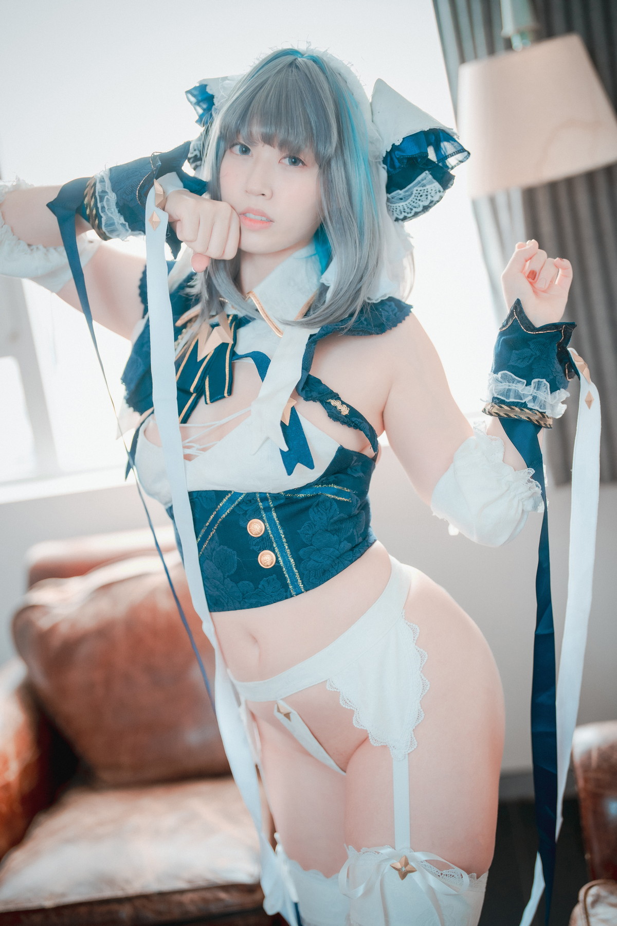 xgyw.top_[DJAWA]No.222_模特Mozzi_Azur Lane HMS Cheshire主题性感服饰露浑圆翘臀诱惑写真54P