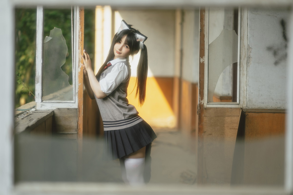 xgyw.top_网络美女桜井宁宁废墟JK主题户外脱性感JK制服露傲人豪乳遮点极致诱惑写真74P