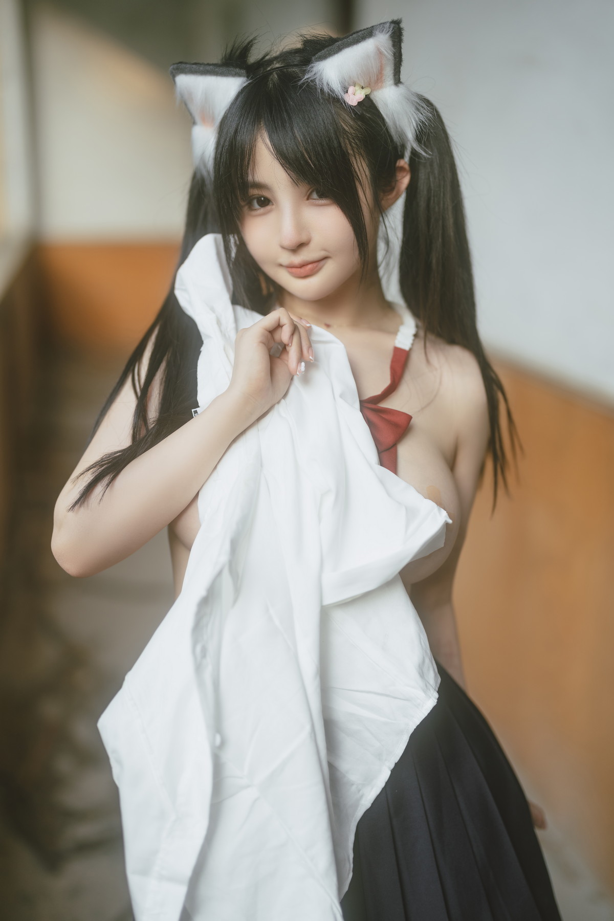 xgyw.top_网络美女桜井宁宁废墟JK主题户外脱性感JK制服露傲人豪乳遮点极致诱惑写真74P