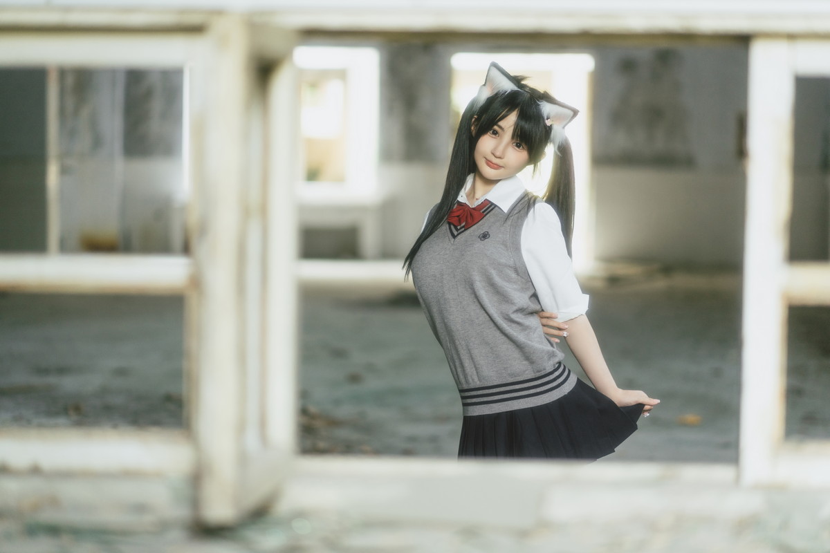 xgyw.top_网络美女桜井宁宁废墟JK主题户外脱性感JK制服露傲人豪乳遮点极致诱惑写真74P