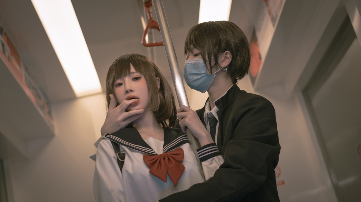 xgyw.top_网络美女西园寺南歌电车物语主题电车性侵主题半脱内衣撩人姿势惹火诱惑写真145P