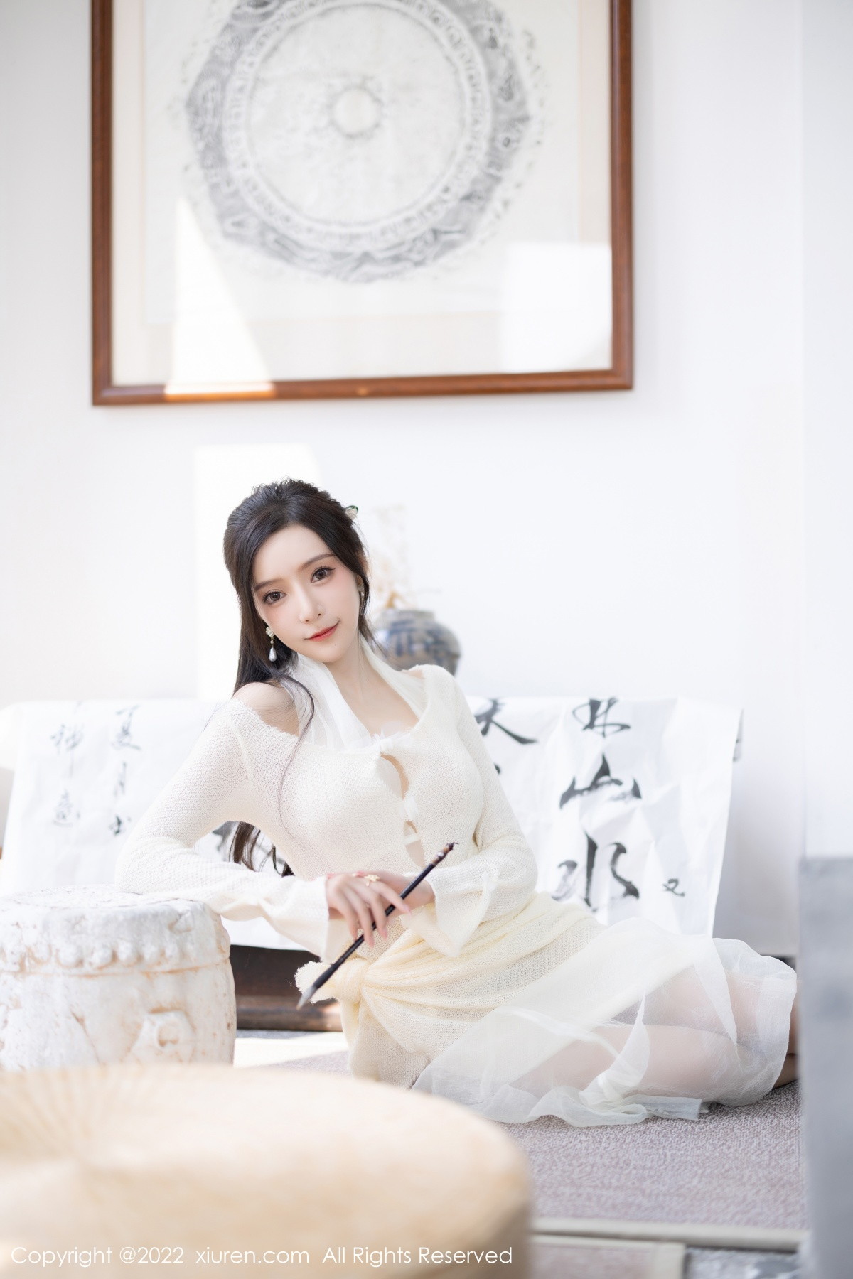 xgyw.top_XiuRen第5846期_女神王馨瑶yanni性感白色连衣裙配超薄肉丝秀翘臀美腿诱惑写真87P