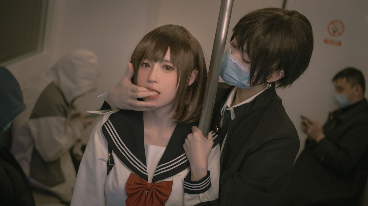 xgyw.top_网络美女西园寺南歌电车物语主题电车性侵主题半脱内衣撩人姿势惹火诱惑写真145P