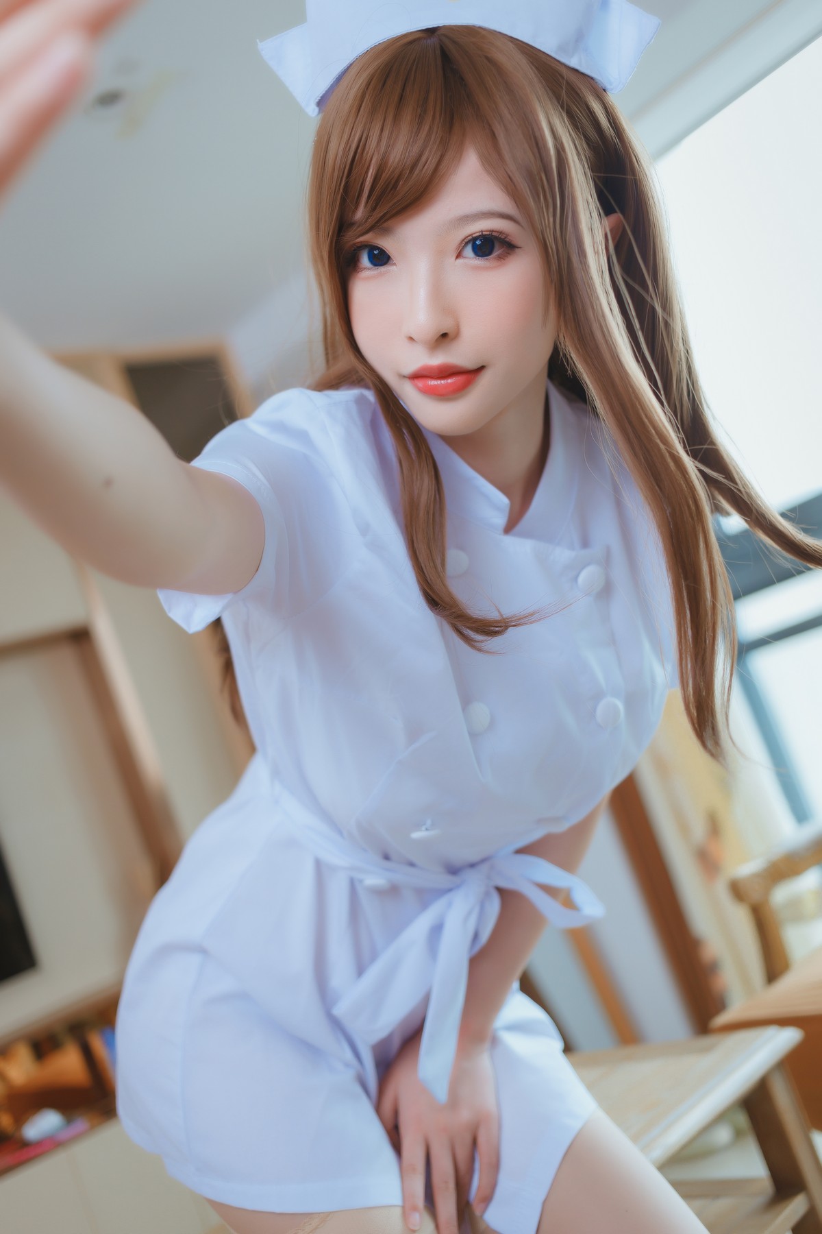 xgyw.top_性感尤物清水由乃家庭护士主题私房半脱护士装露性感白色蕾丝内衣完美诱惑写真77P