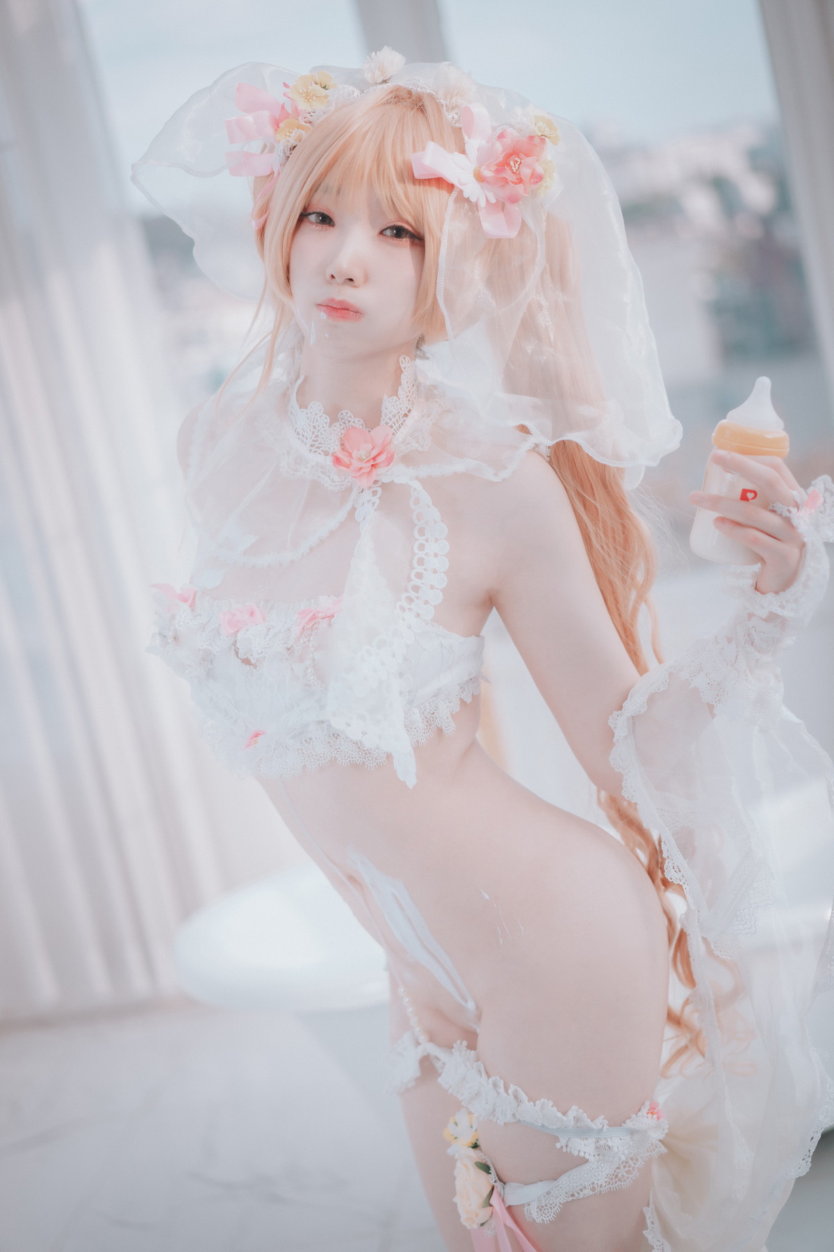 xgyw.top_[DJAWA]No.224_模特Bambi_God Mother Heket主题性感粉白色情趣服秀火辣身材诱惑写真201P