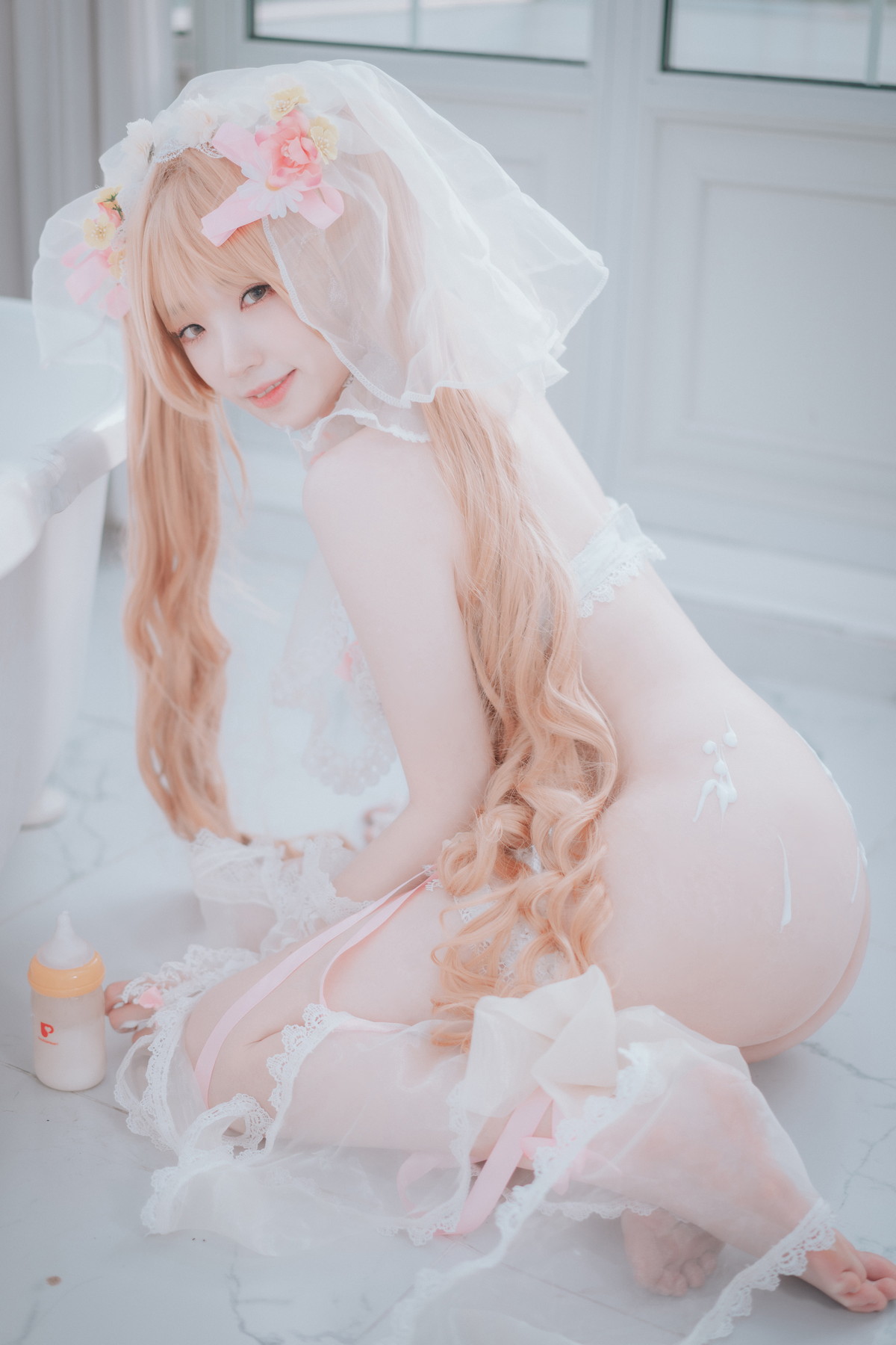 xgyw.top_[DJAWA]No.224_模特Bambi_God Mother Heket主题性感粉白色情趣服秀火辣身材诱惑写真201P