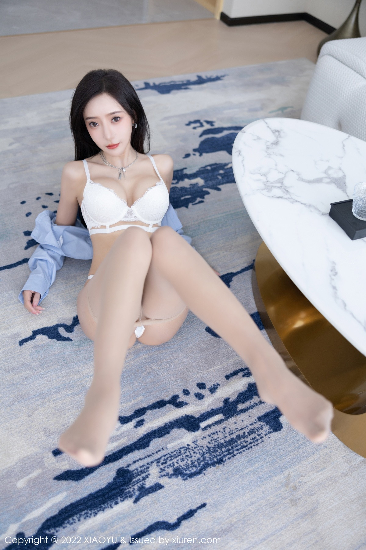 xgyw.top_[XiaoYu画语界]Vol.904_女神王馨瑶yanni杭州旅拍浅蓝T恤配牛仔裤露白色内衣诱惑写真88P