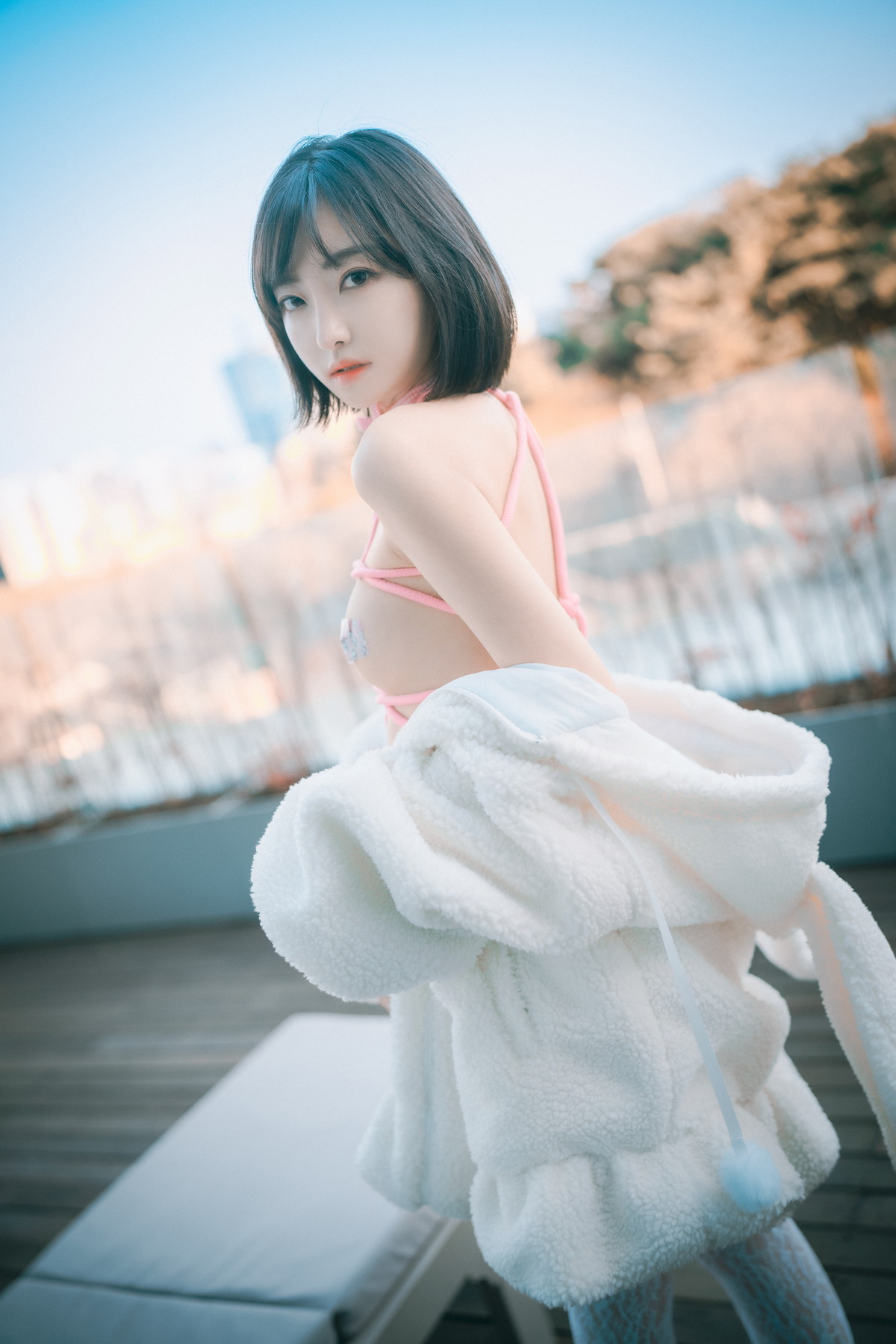 xgyw.top_[DJAWA]No.225_模特HaNari_Knotting Class主题户外脱白色外衣露粉色情趣捆绑诱惑写真69P