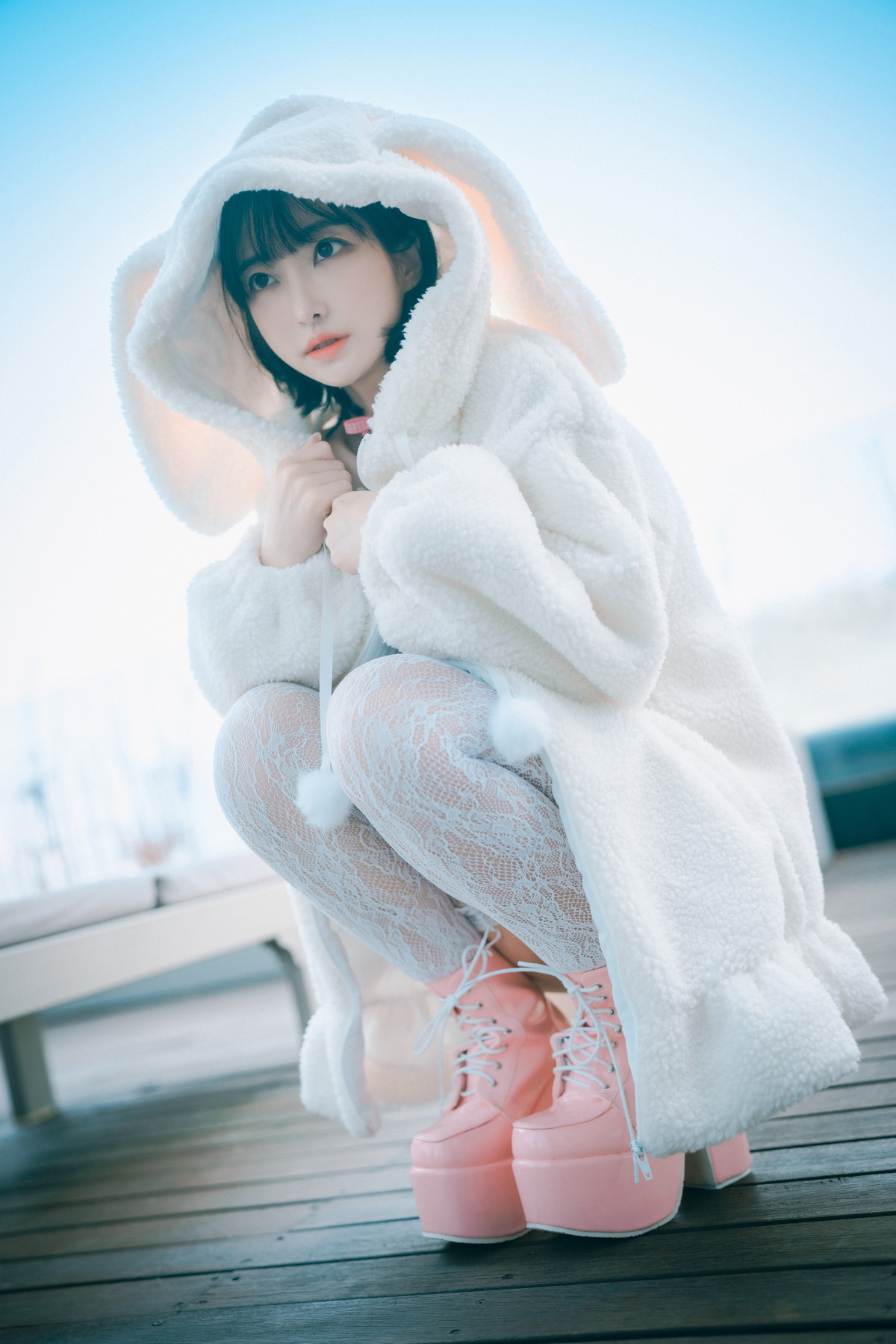 xgyw.top_[DJAWA]No.225_模特HaNari_Knotting Class主题户外脱白色外衣露粉色情趣捆绑诱惑写真69P