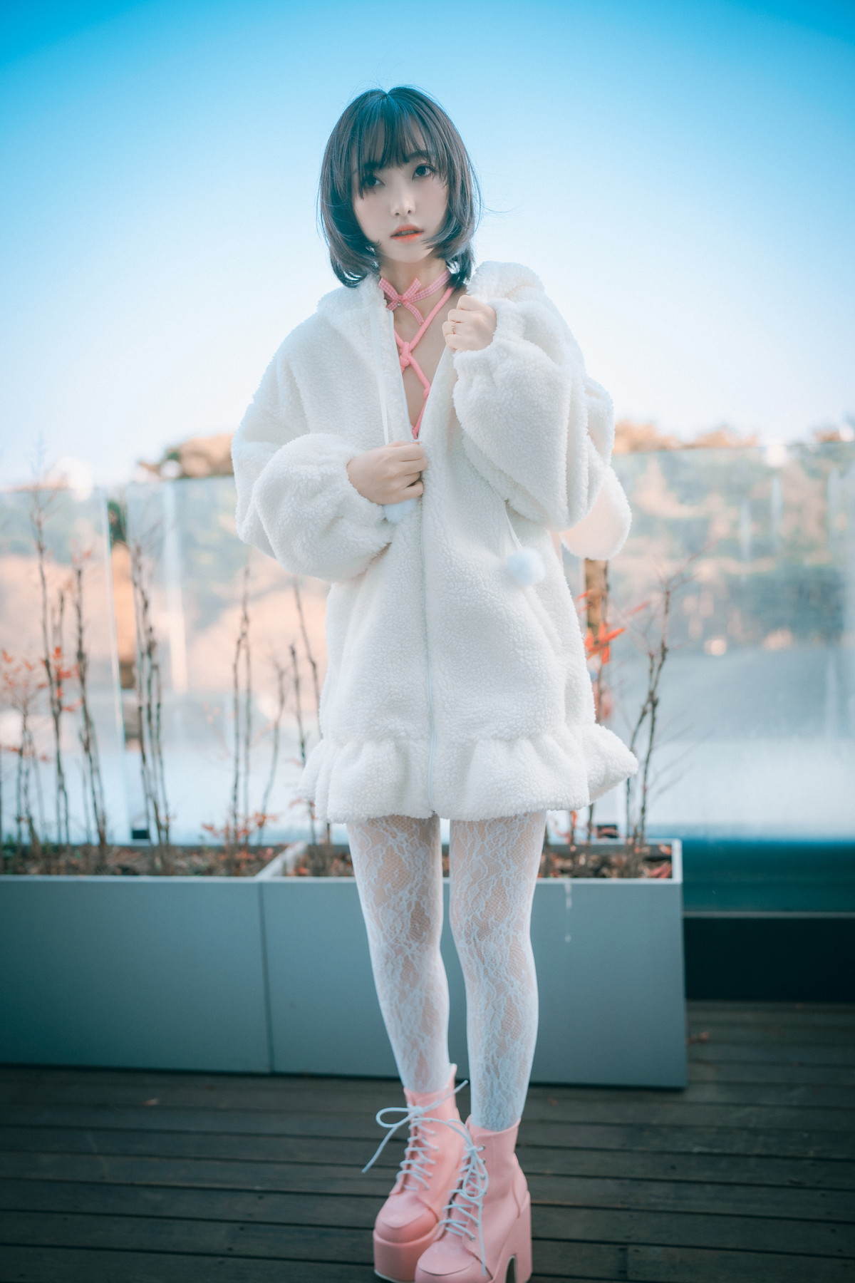 xgyw.top_[DJAWA]No.225_模特HaNari_Knotting Class主题户外脱白色外衣露粉色情趣捆绑诱惑写真69P