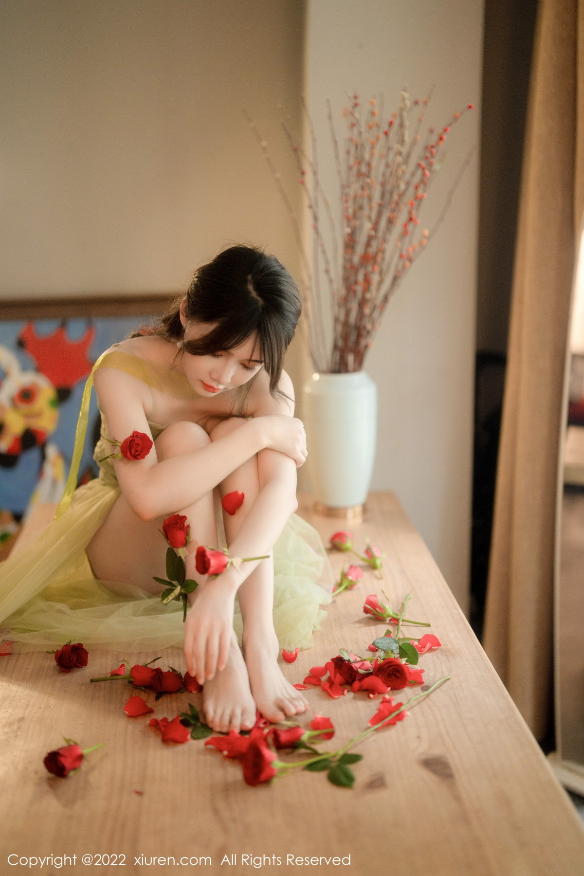 xgyw.top_XiuRen第5875期_模特婠婠么私房性感淡绿色连衣裙秀曼妙身姿白嫩美腿诱惑写真85P