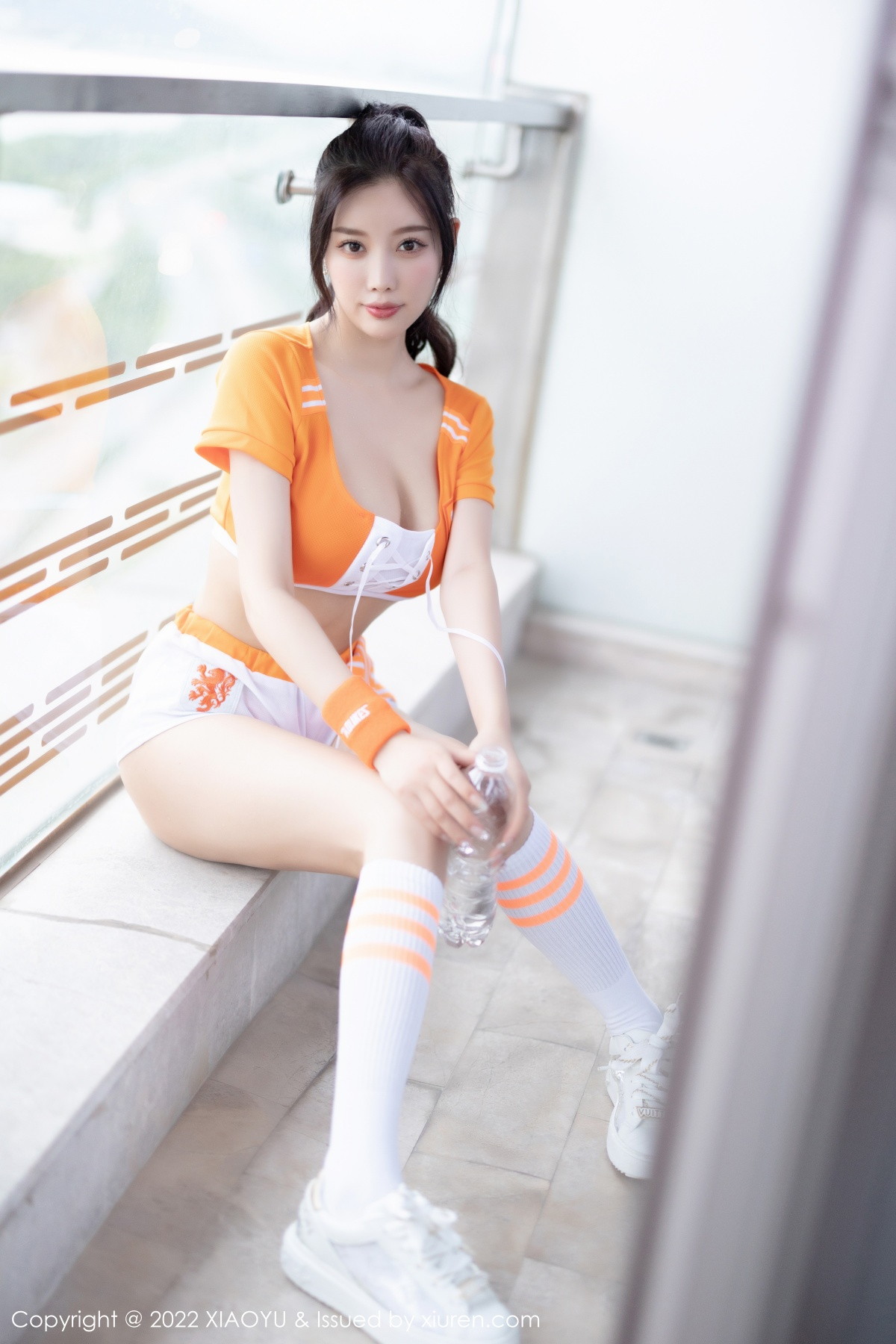 xgyw.top_[XiaoYu画语界]Vol.907_女神杨晨晨Yome足球宝贝主题橙色运动服饰秀丰盈美胸诱惑写真86P