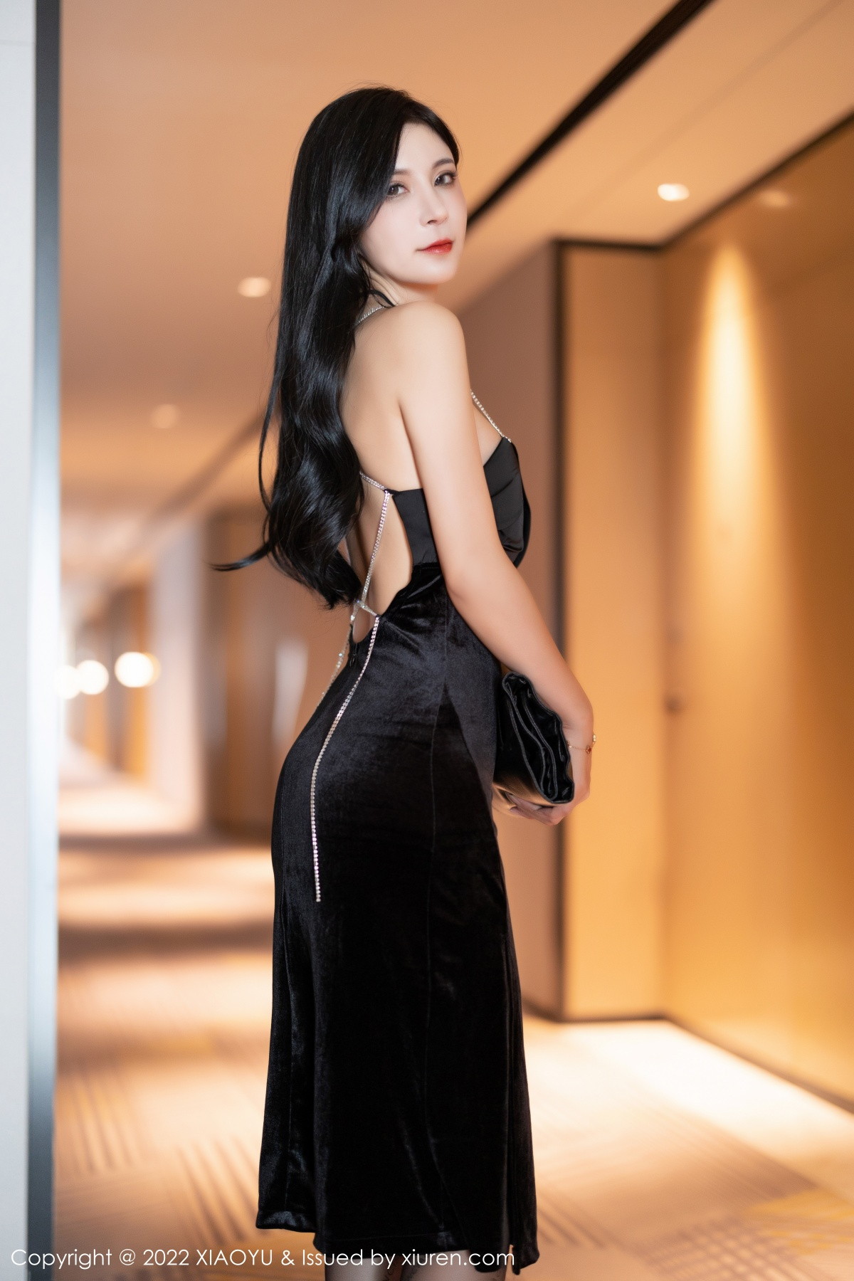 xgyw.top_[XiaoYu画语界]Vol.908_模特小蛮妖Yummy黑色露肩裙 浅色情趣蕾丝旗袍迷人诱惑写真86P
