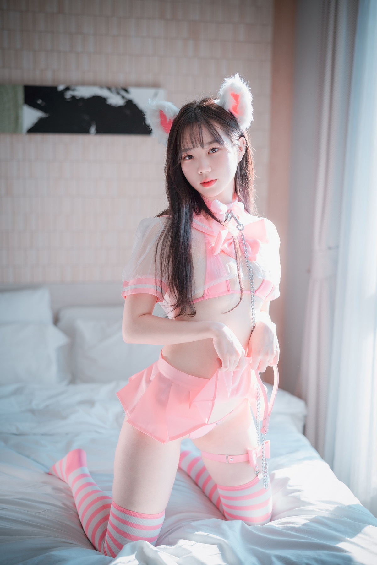 xgyw.top_[DJAWA]No.229_模特Myu_a_Catgirl in Pink主题性感粉色内衣秀丰满身材迷人诱惑写真72P