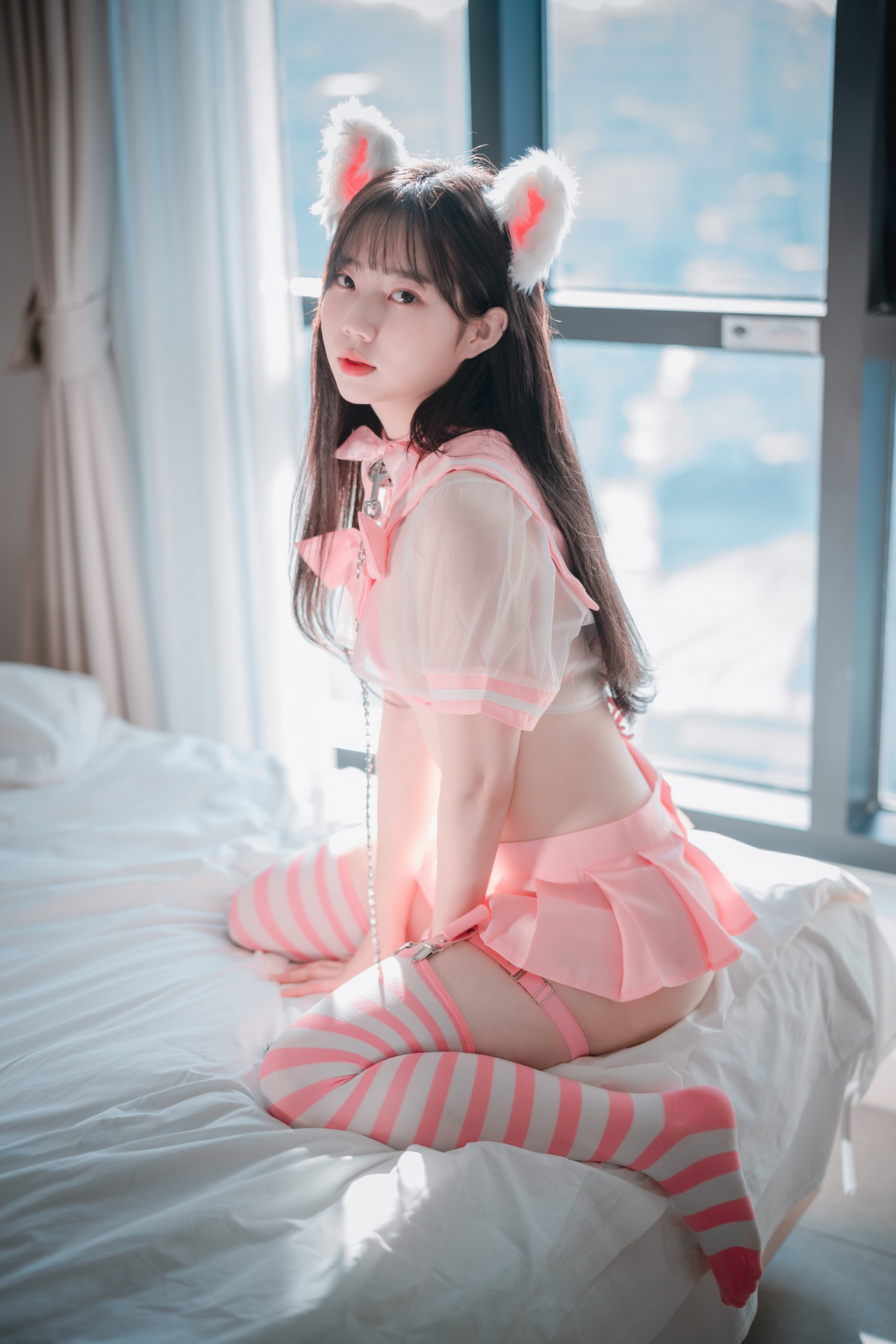 xgyw.top_[DJAWA]No.229_模特Myu_a_Catgirl in Pink主题性感粉色内衣秀丰满身材迷人诱惑写真72P