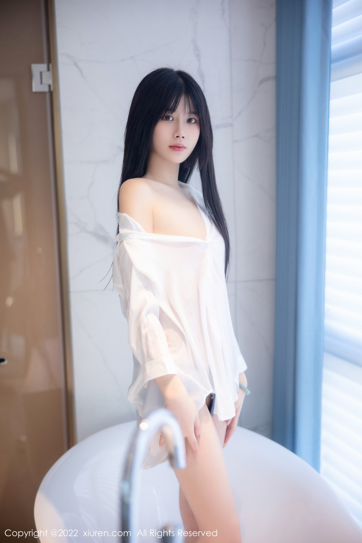 xgyw.top_XiuRen第5909期_模特77qiqi私房浴室脱性感白T露浅蓝色蕾丝内衣迷人诱惑写真85P