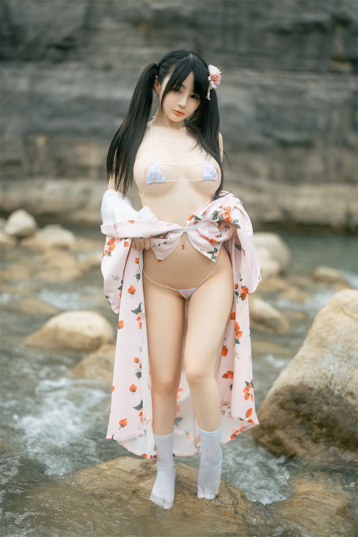xgyw.top_网络美女桜井宁宁和服浴衣主题户外半脱露性感三点式内衣秀豪乳翘臀诱惑写真76P