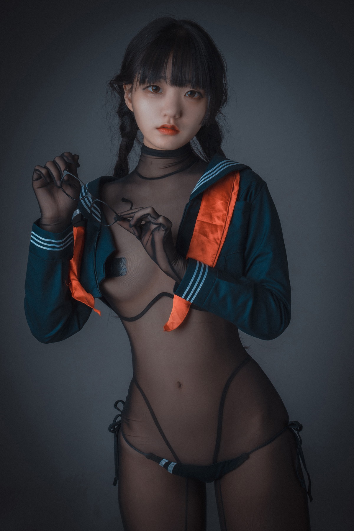 xgyw.top_[DJAWA]No.231_模特Jenny_Swimming Lesson主题性感连体泳衣配超薄黑丝诱惑写真111P