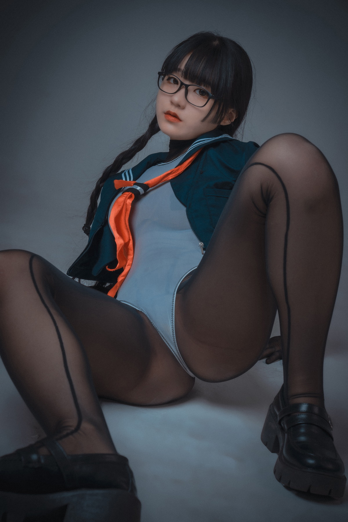 xgyw.top_[DJAWA]No.231_模特Jenny_Swimming Lesson主题性感连体泳衣配超薄黑丝诱惑写真111P