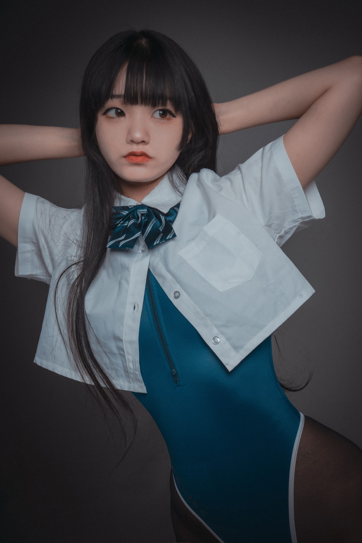 xgyw.top_[DJAWA]No.231_模特Jenny_Swimming Lesson主题性感连体泳衣配超薄黑丝诱惑写真111P