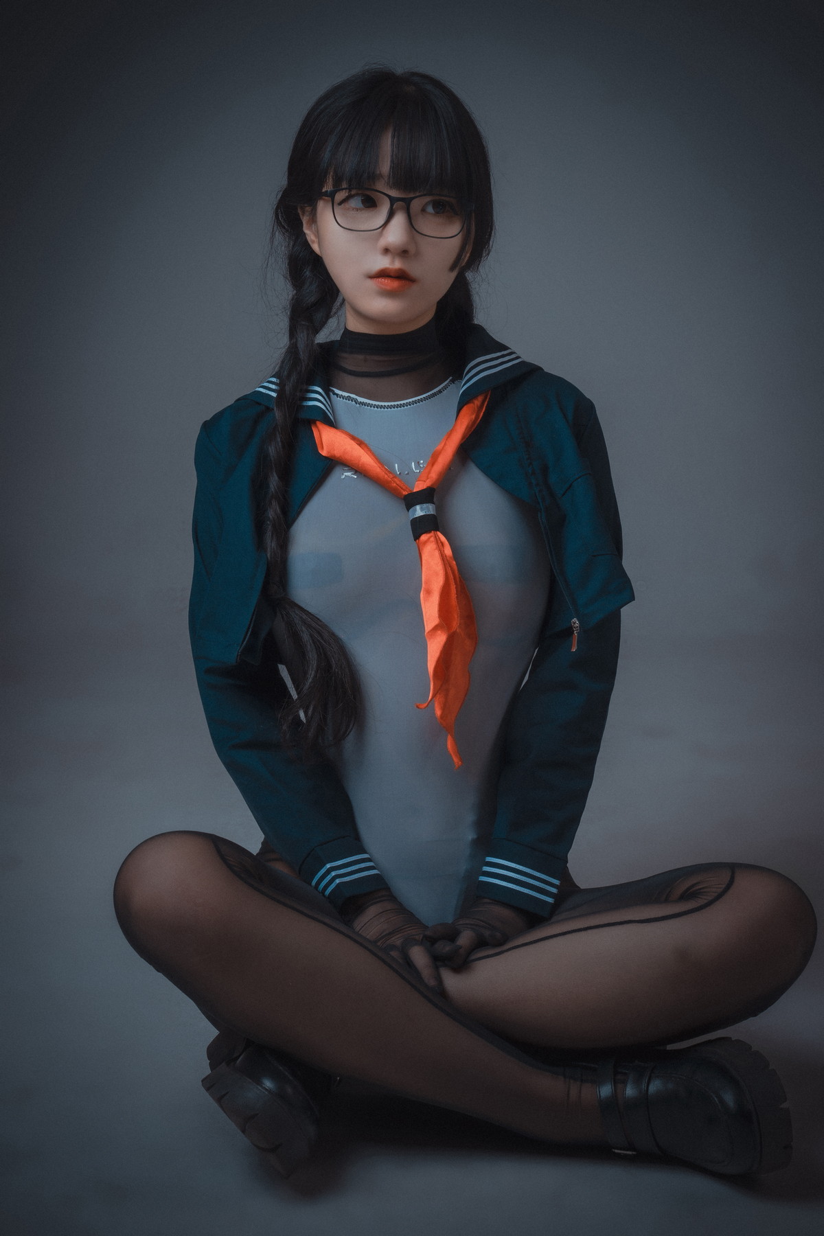 xgyw.top_[DJAWA]No.231_模特Jenny_Swimming Lesson主题性感连体泳衣配超薄黑丝诱惑写真111P