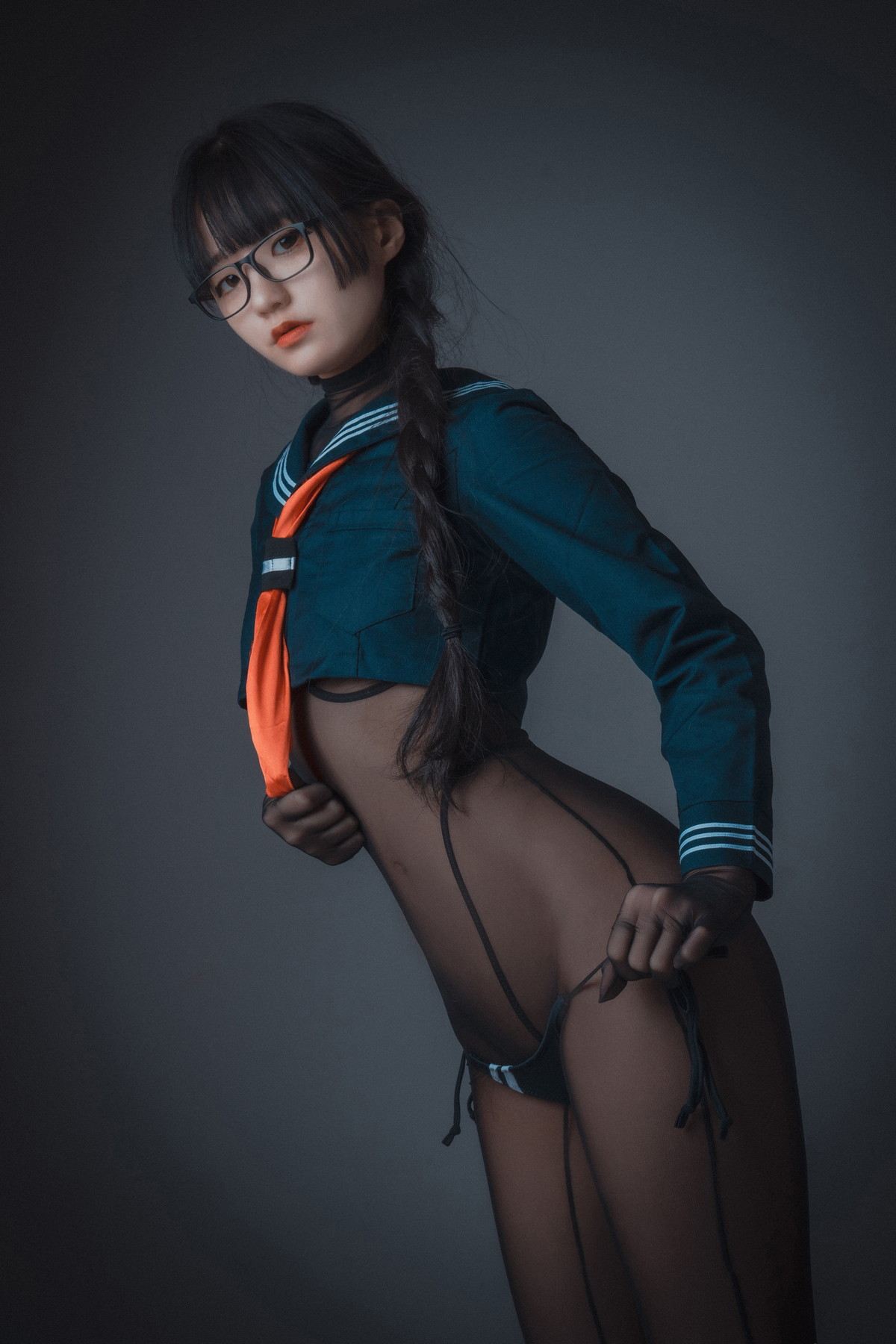 xgyw.top_[DJAWA]No.231_模特Jenny_Swimming Lesson主题性感连体泳衣配超薄黑丝诱惑写真111P