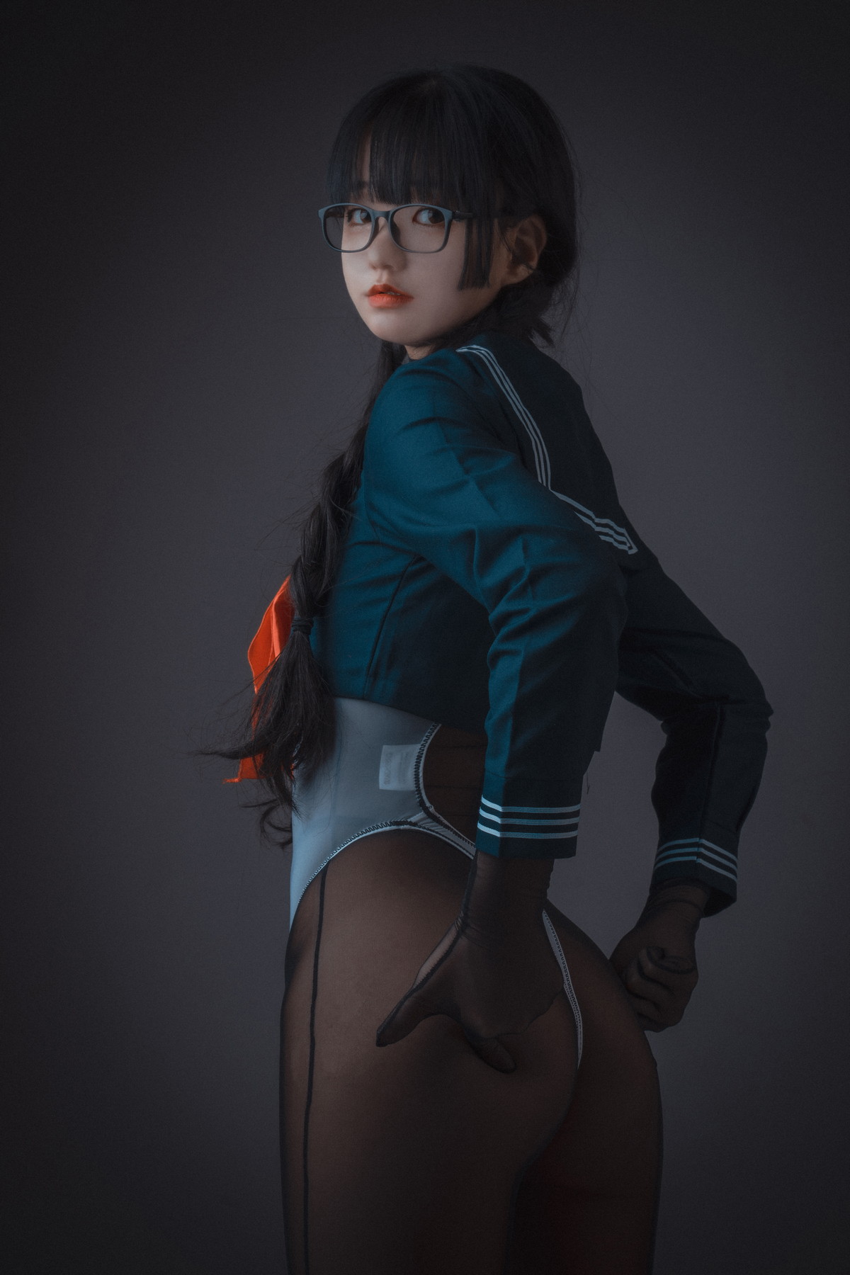 xgyw.top_[DJAWA]No.231_模特Jenny_Swimming Lesson主题性感连体泳衣配超薄黑丝诱惑写真111P