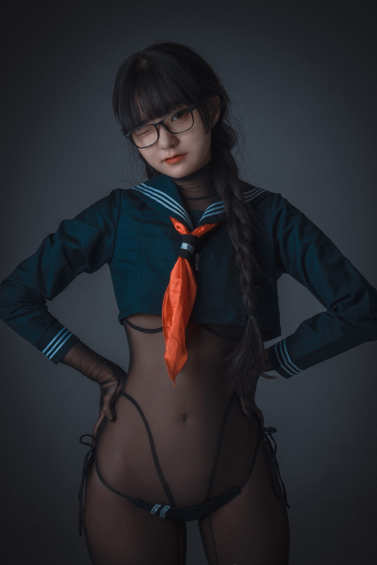 xgyw.top_[DJAWA]No.231_模特Jenny_Swimming Lesson主题性感连体泳衣配超薄黑丝诱惑写真111P