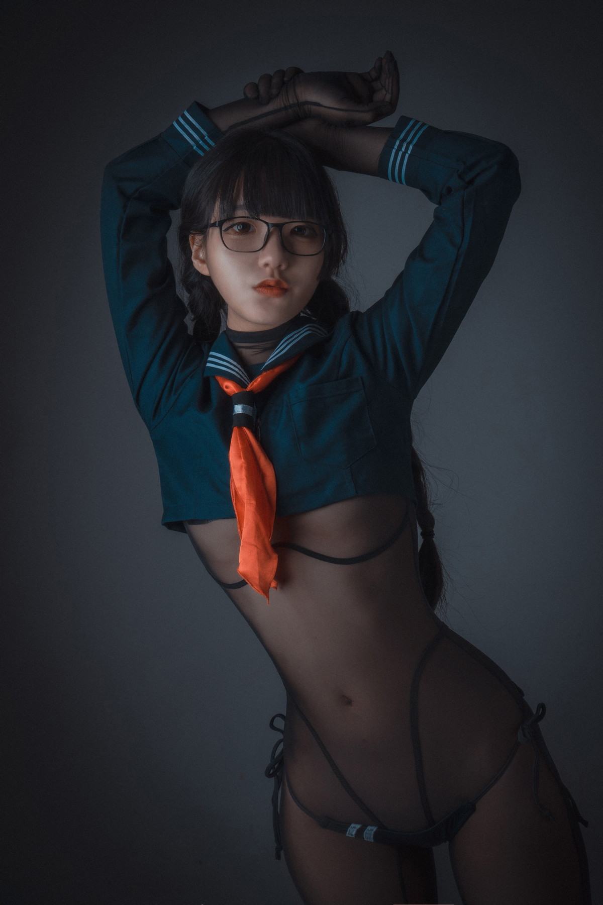 xgyw.top_[DJAWA]No.231_模特Jenny_Swimming Lesson主题性感连体泳衣配超薄黑丝诱惑写真111P