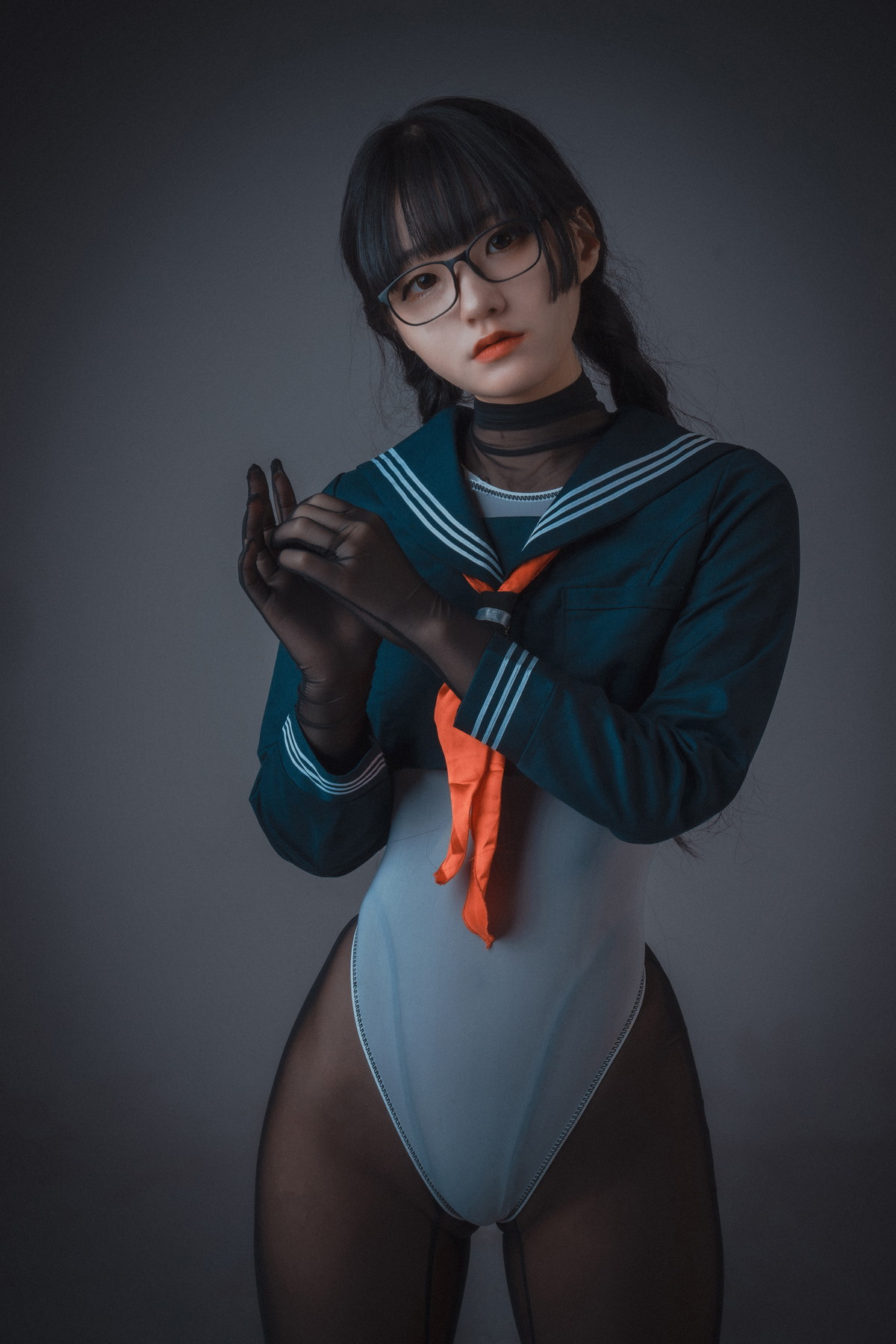 xgyw.top_[DJAWA]No.231_模特Jenny_Swimming Lesson主题性感连体泳衣配超薄黑丝诱惑写真111P