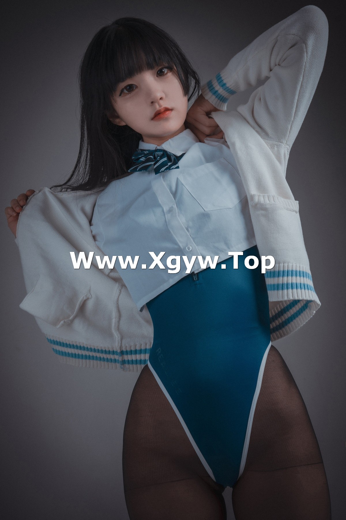 xgyw.top_[DJAWA]No.231_模特Jenny_Swimming Lesson主题性感连体泳衣配超薄黑丝诱惑写真111P